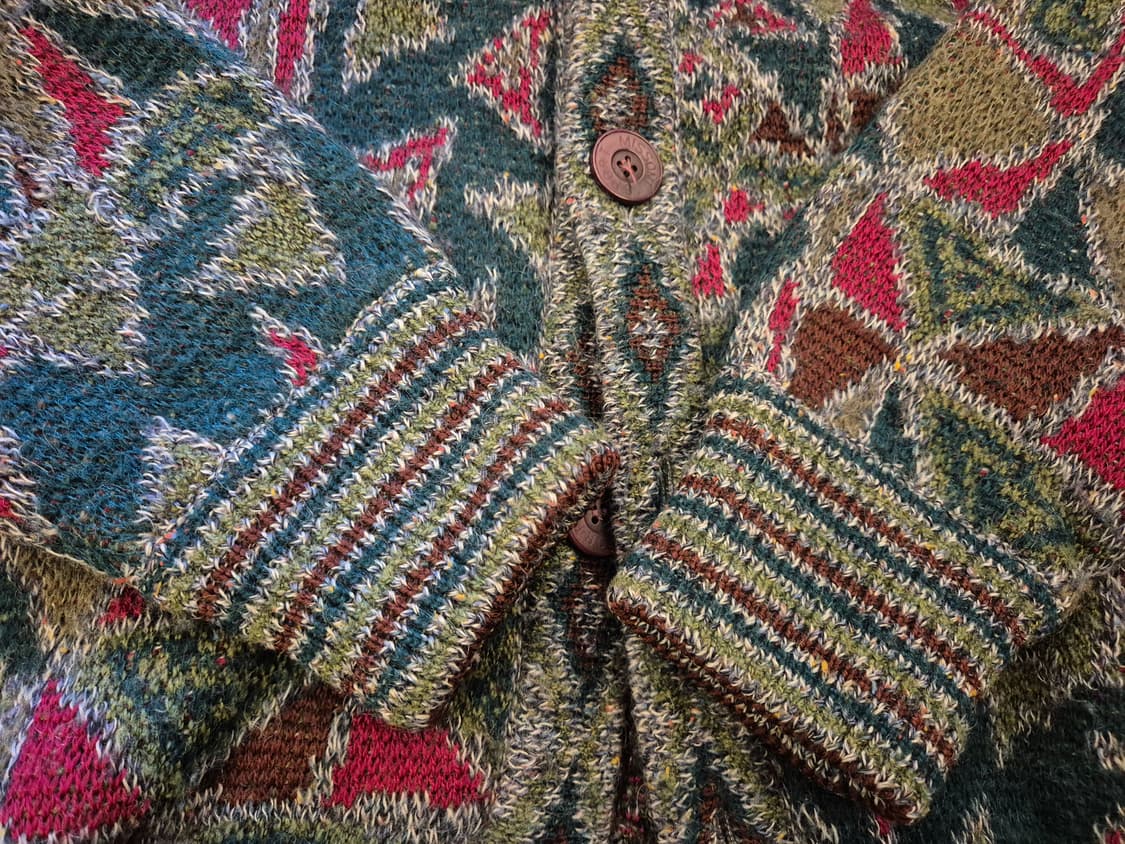 90s 미쏘니 울 가디건 상품이미지5