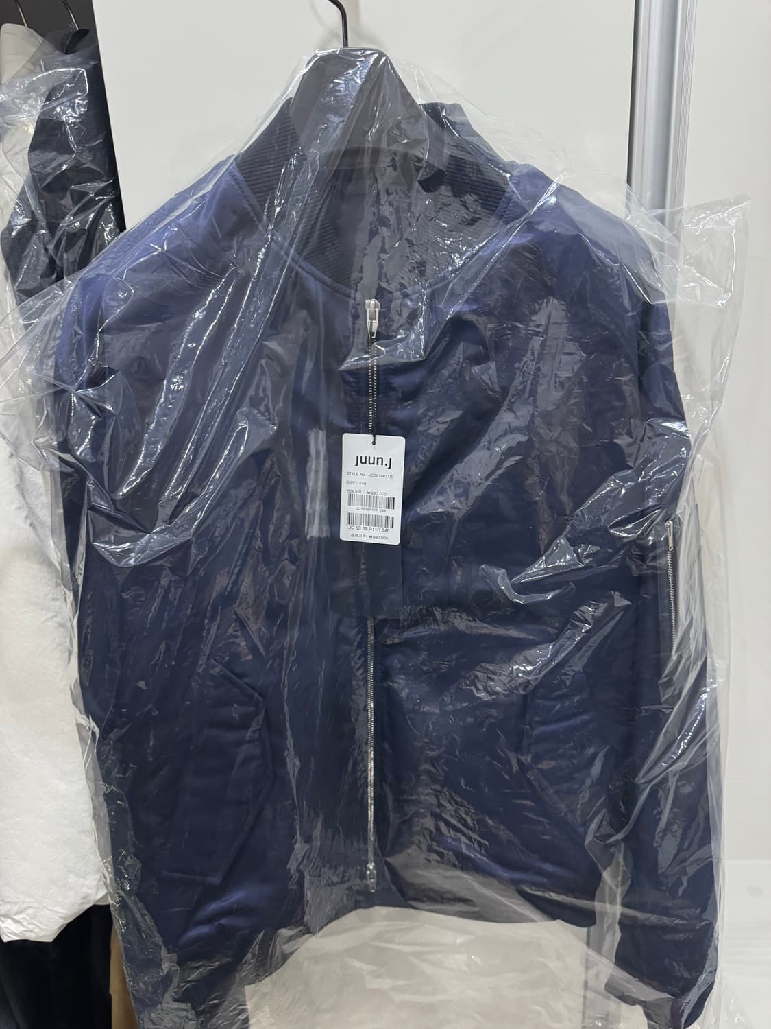 준지 MA-1 네이비 48사이즈 새상품 상품이미지3