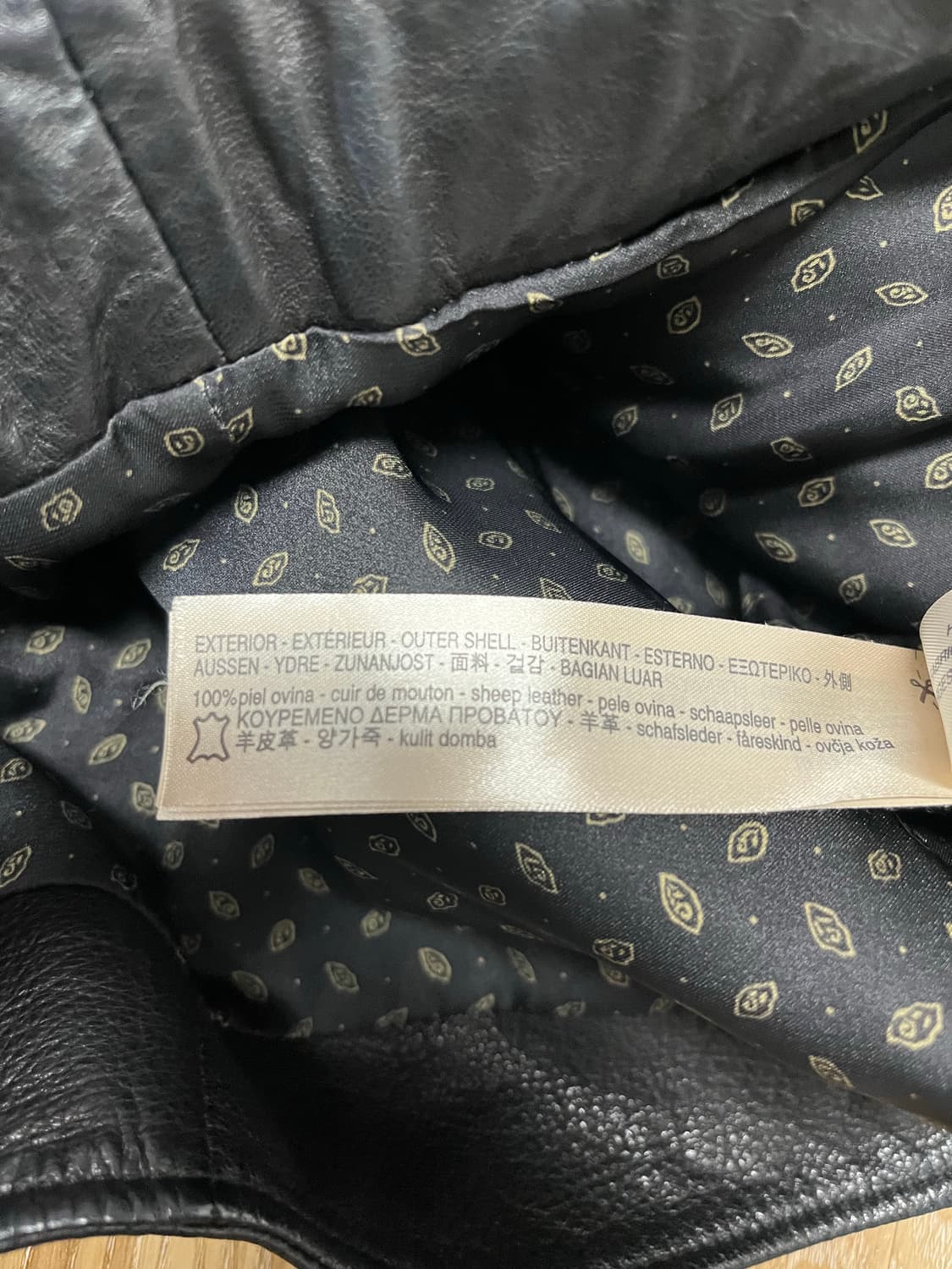 마시모두띠 양가죽 라이더 자켓  상품이미지5