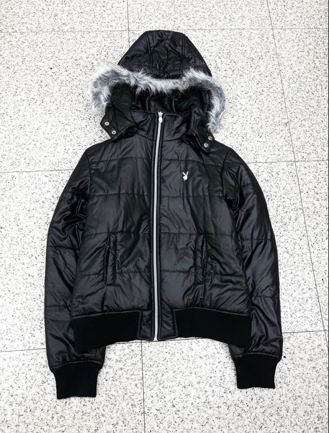 로스트 아카이브 플레이보이 00s 퍼패딩 갸루 펑크 y2k 상품이미지2