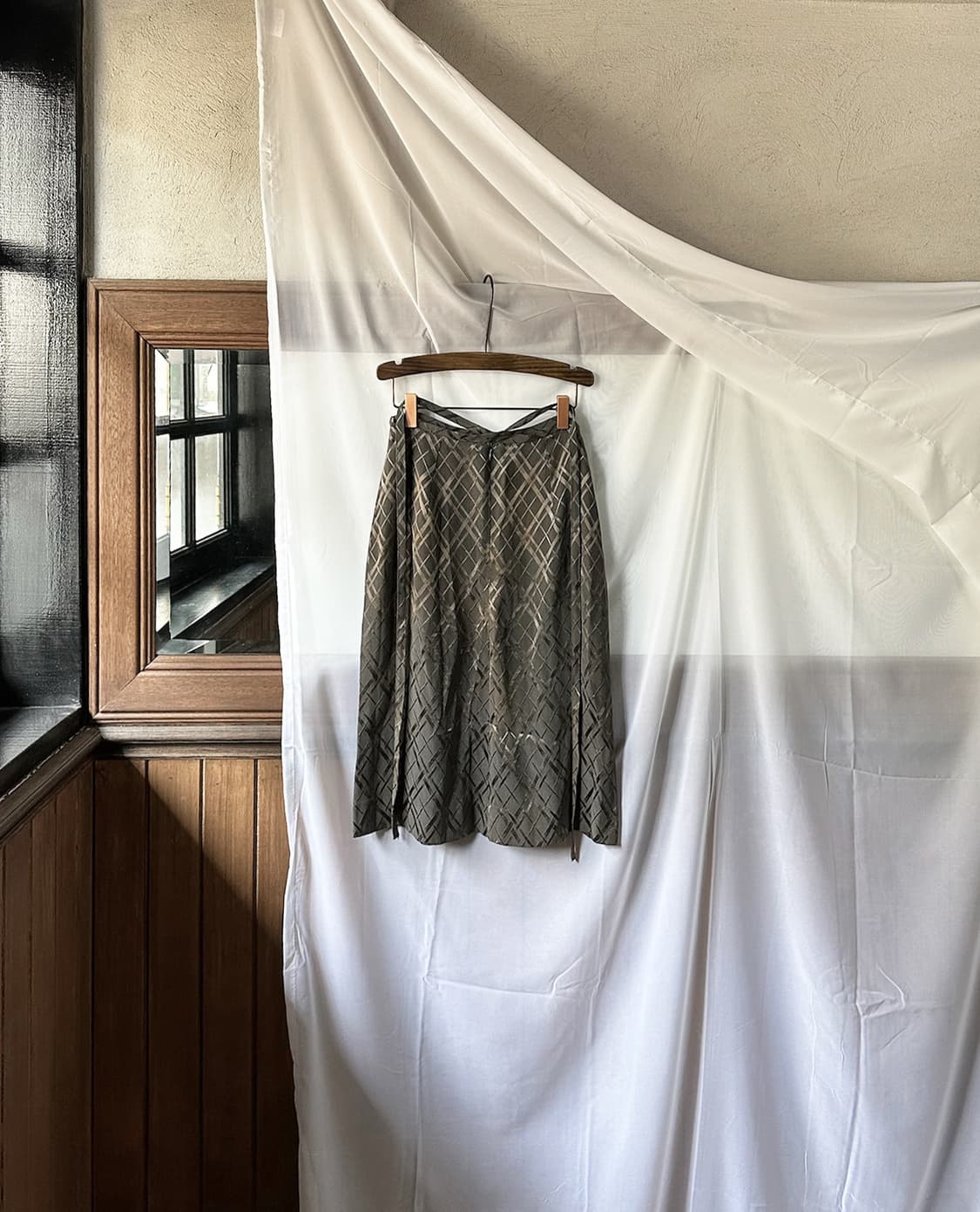 ISABEL MARANT tie check skirt 상품이미지6