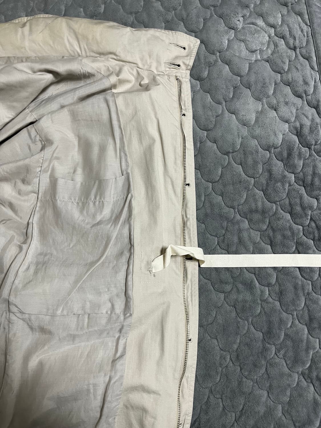 (1) URU 우르 도쿄 사파리 자켓 크림 상품이미지7