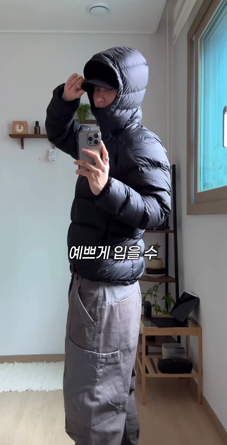 몽벨 라이트 알파인 디운 파카 블랙 상품이미지2