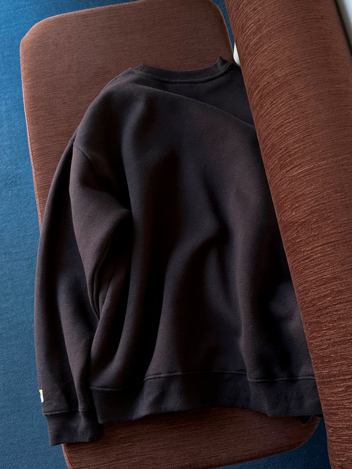 Design patch warm lining sweat P/O 상품이미지7