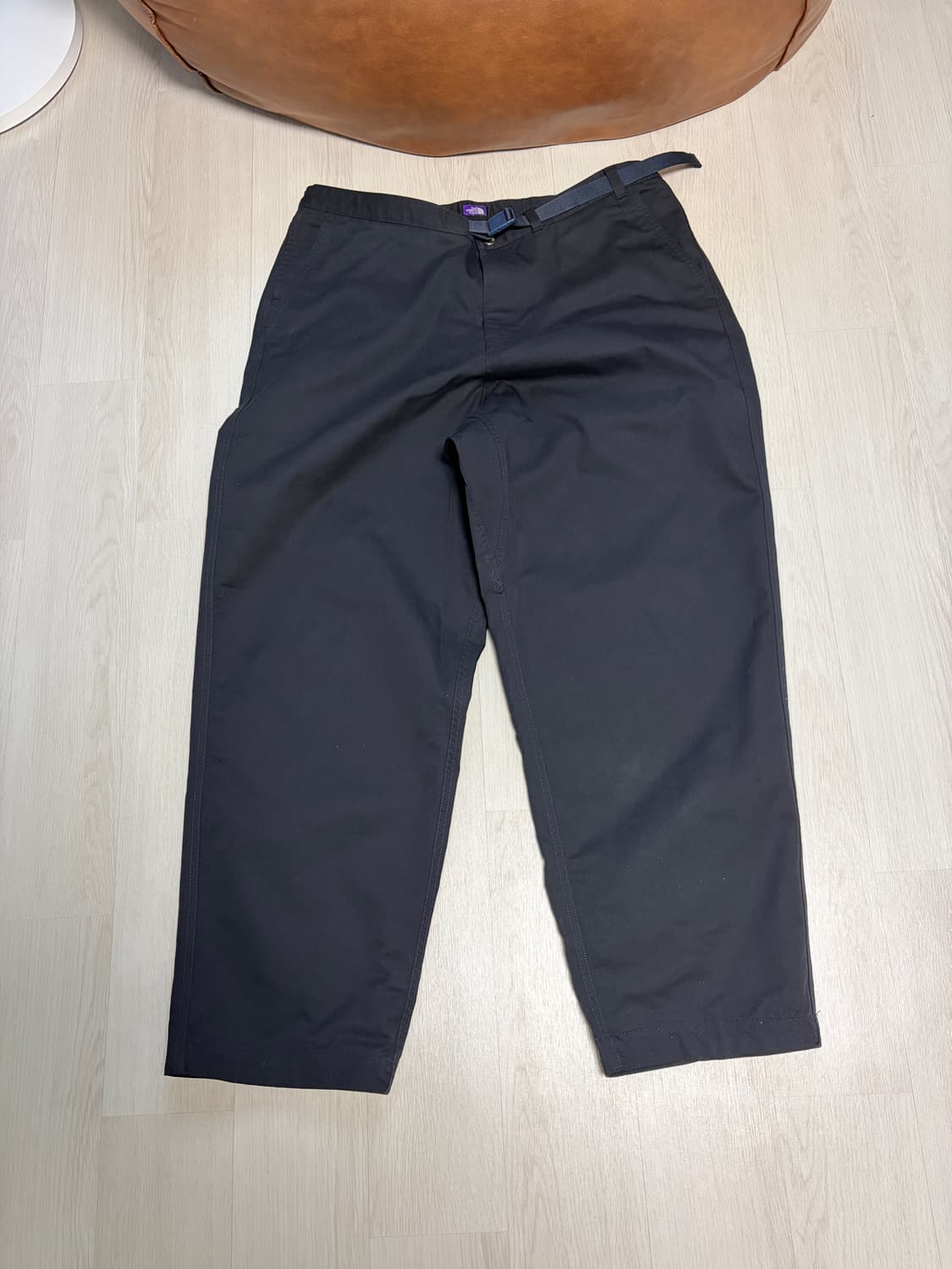 노스페이스 퍼플라벨 와이드 테이퍼드 치노팬츠 다크네이비 상품이미지1