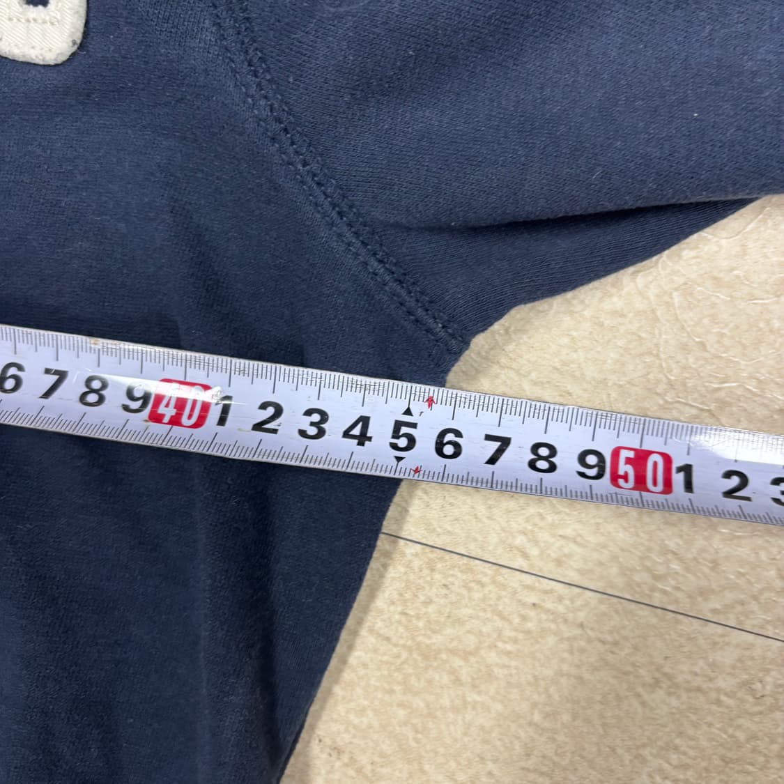후아유 빅로고 네이비 후드집업 상품이미지5