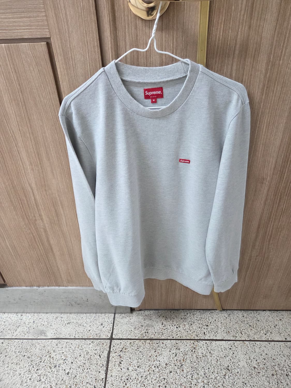 슈프림 스몰 박스로고 롱슬리브 m 상품이미지1