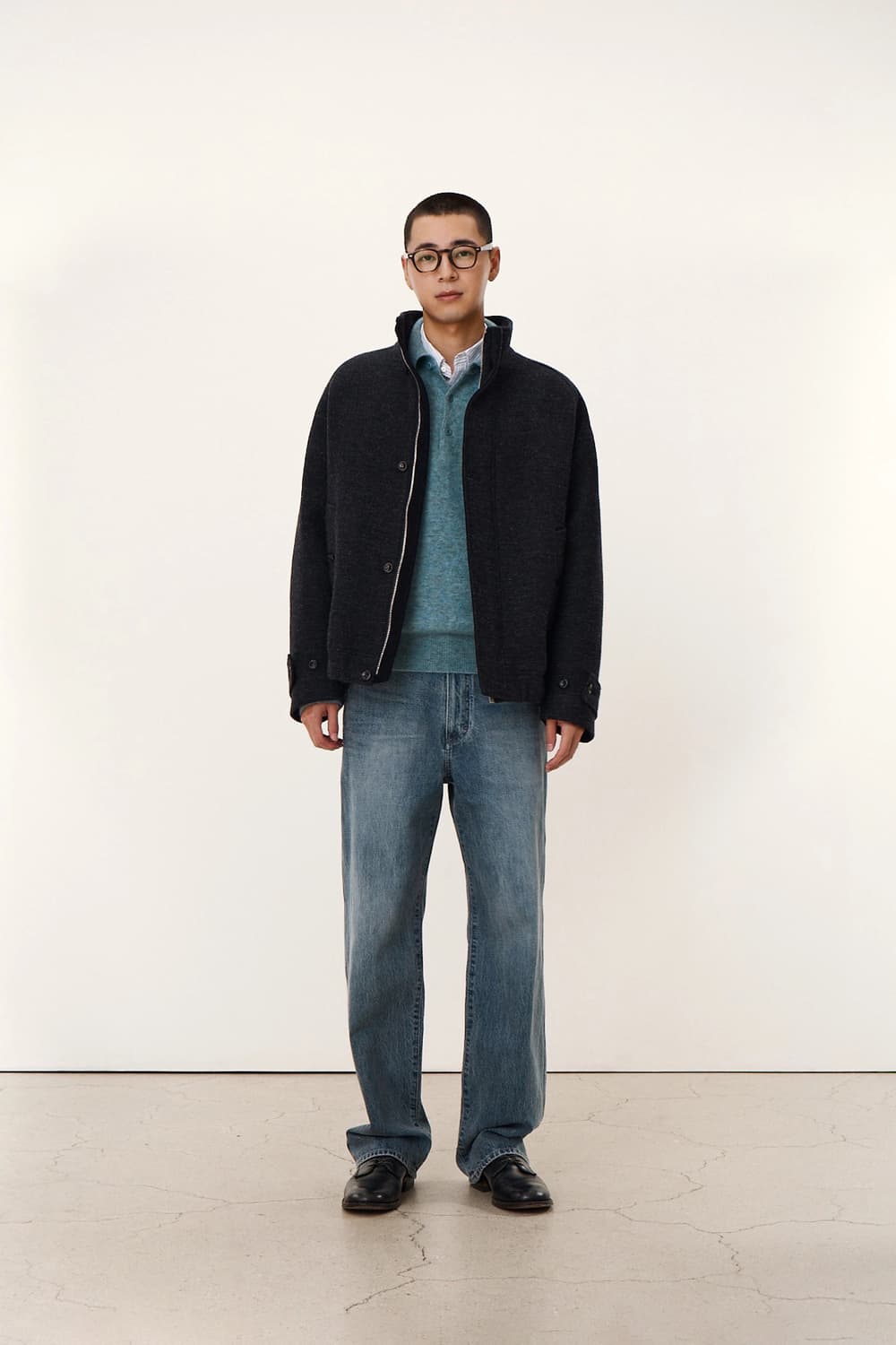 포터리 울 마운틴 파카 네이비 2 상품이미지1