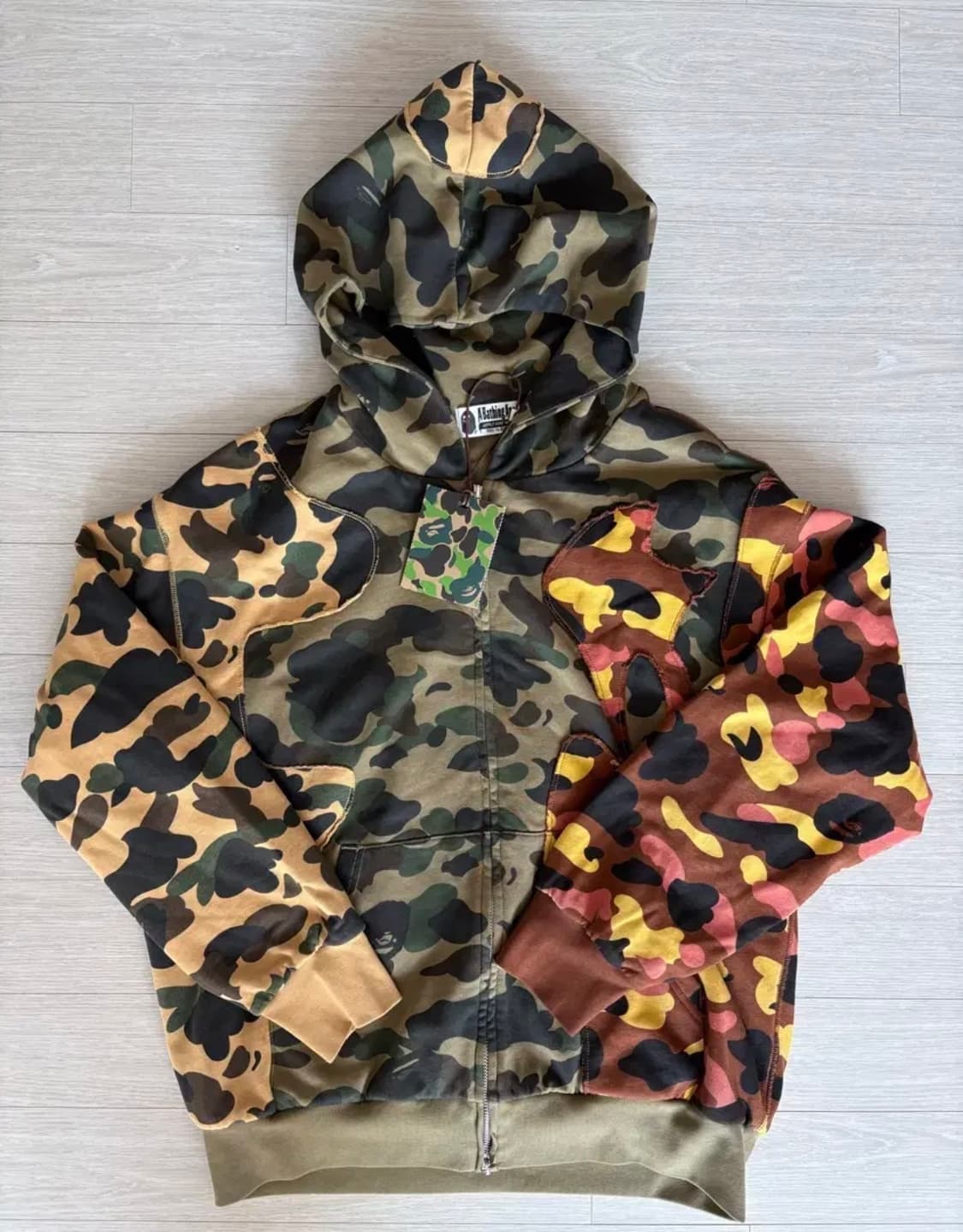 베이프 업사이클 카고 후드 (M) 상품이미지1