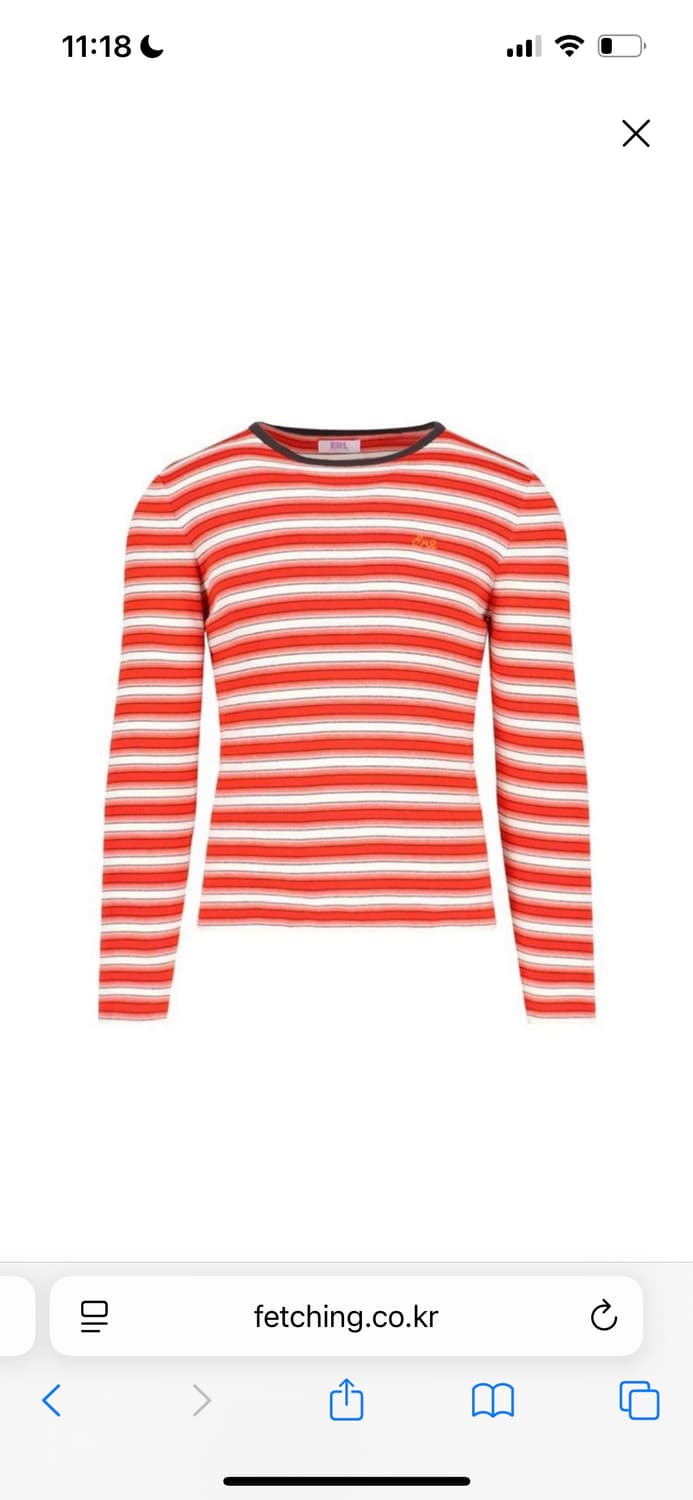 Er stripe knit xs 새상품 이알엘 스트라이프 상품이미지1