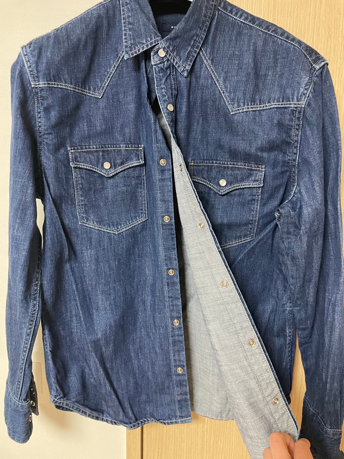 메버릭 웨스턴 데님 셔츠 판매 상품이미지5