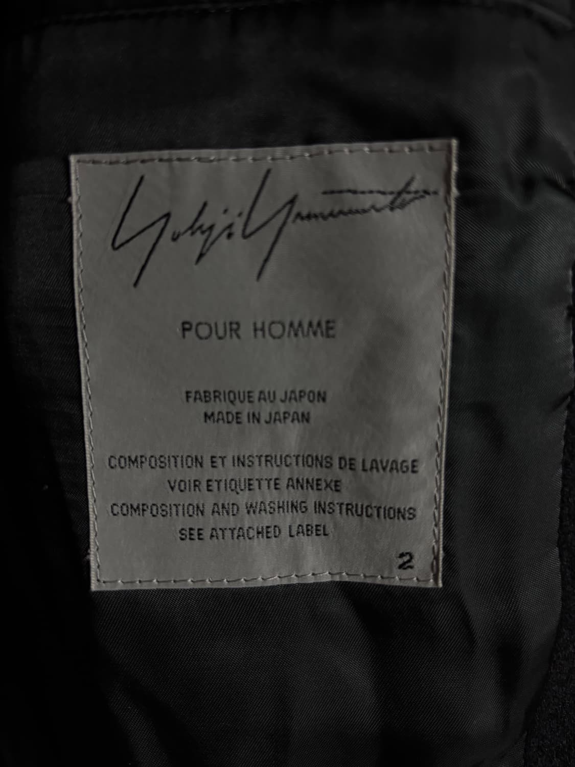 Yohji yamamoto pour homme 13ss 상품이미지4
