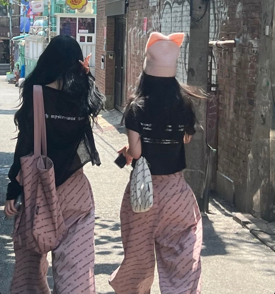 더미스테리어스호텔 풀로고 에코 백 상품이미지6