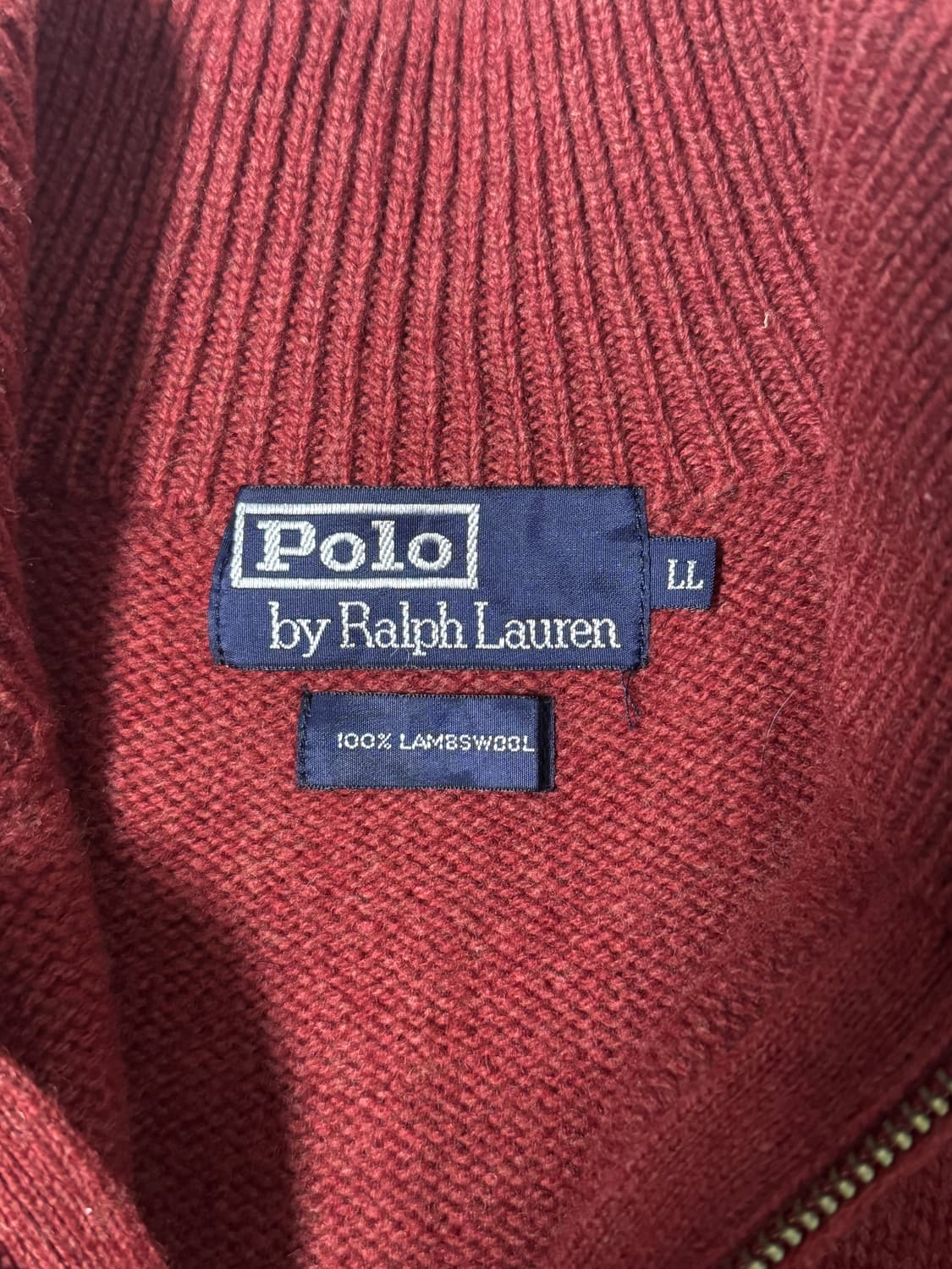 폴로랄프로렌 램스울 반집업 니트 상품이미지4