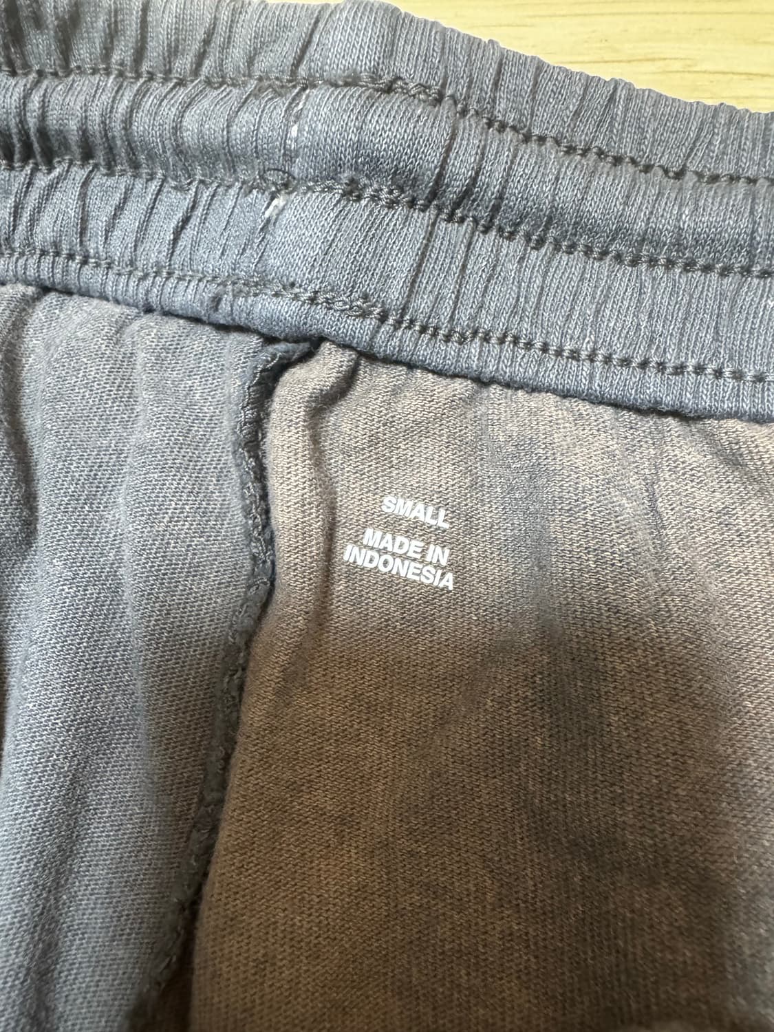 이지 갭 yeezy gap 라이트 띤 스웻팬츠 포에틱그레이 S 상품이미지4