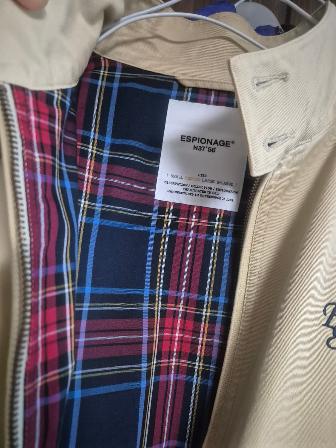 에스피오나지 해링턴봄자켓m 100 상품이미지3