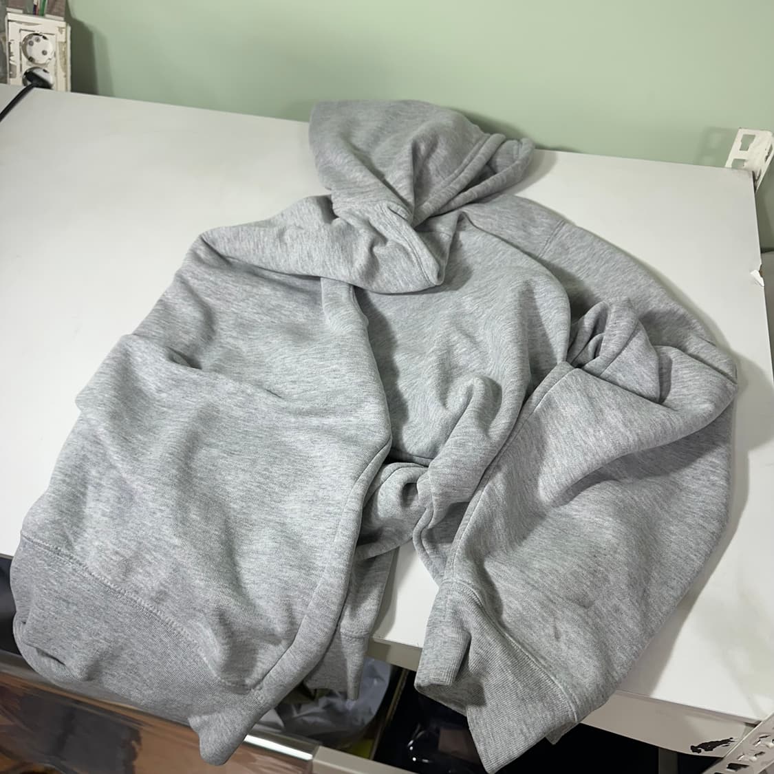 L-XL 나이키 USA CAL 오버핏 그레이 스웻 후드티 상품이미지5