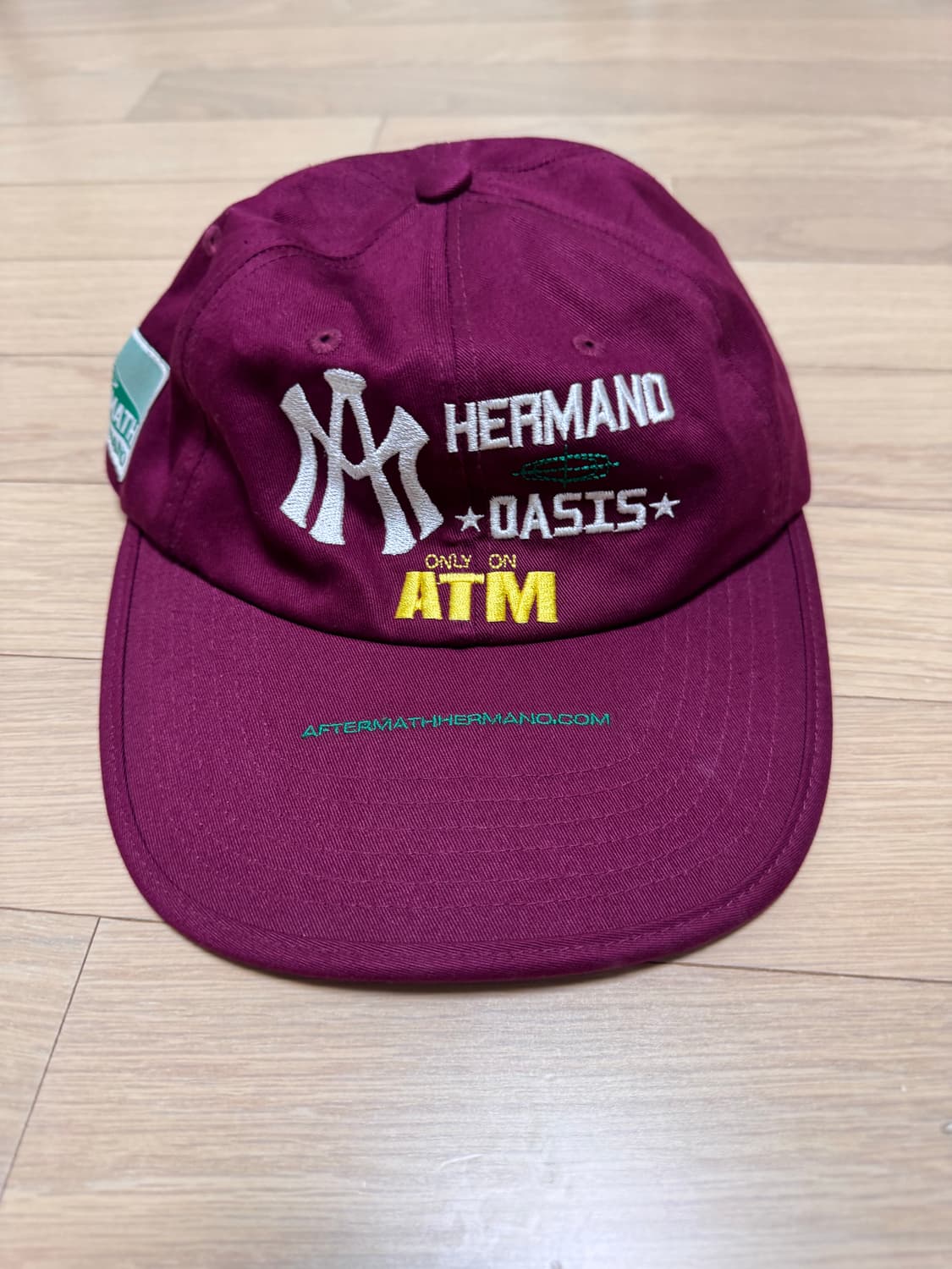 에프터매스 버건디 볼캡 상품이미지2