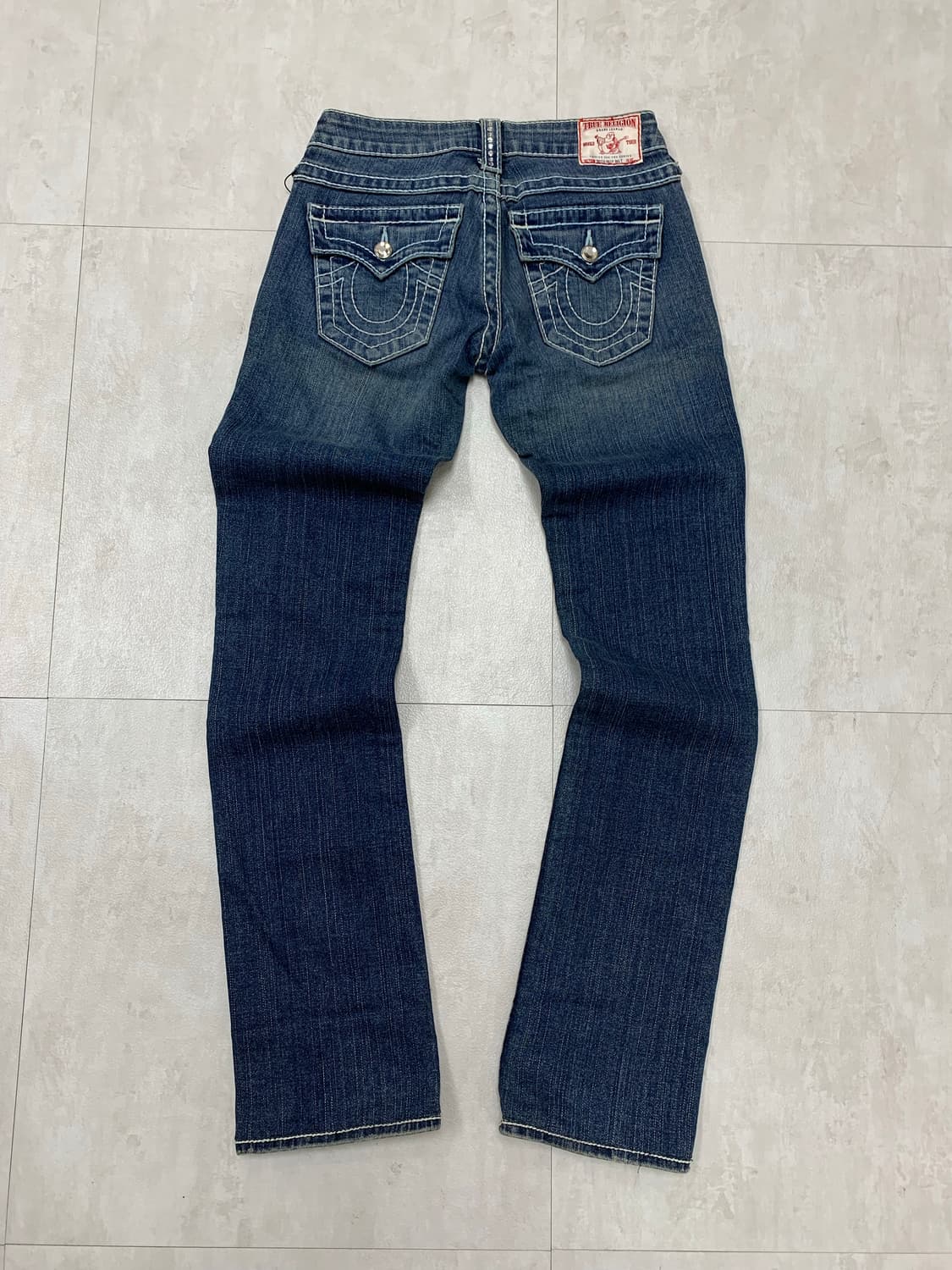 트루릴리전 큐빅 디테일 로우라이즈 데님 팬츠 #32 상품이미지7