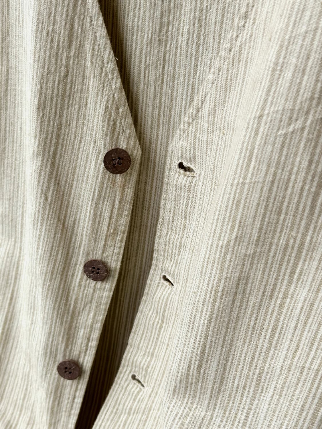Linen cotton patterned design vest 상품이미지4