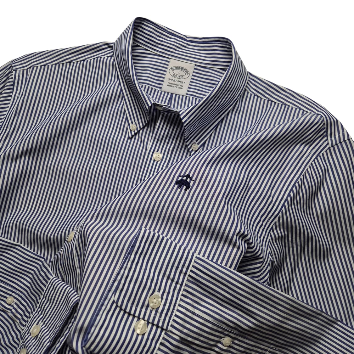 [L] 브룩스브라더스 스트라이프 셔츠 상품이미지1