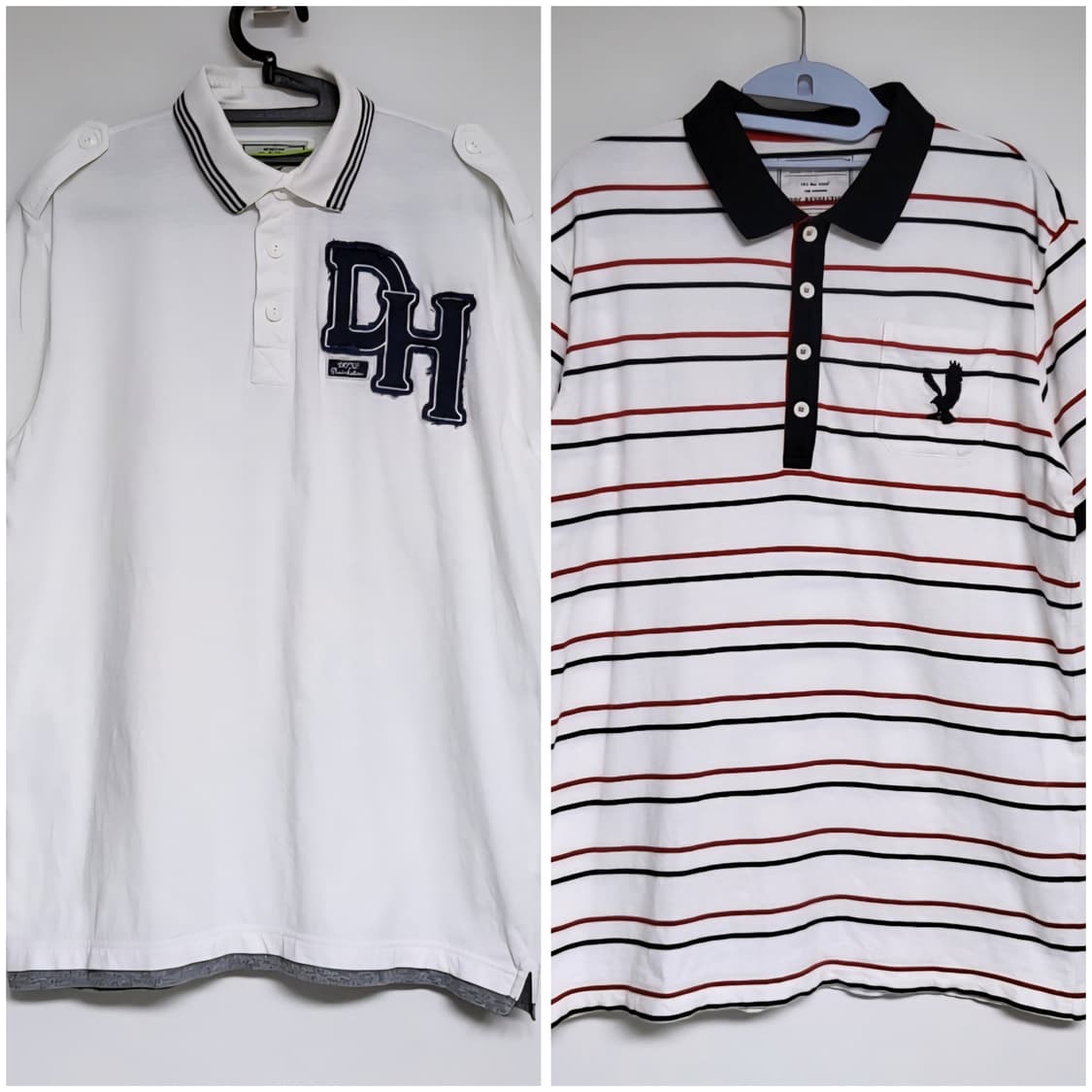 DOHC 반팔티 2장 일괄 100 105 상품이미지1