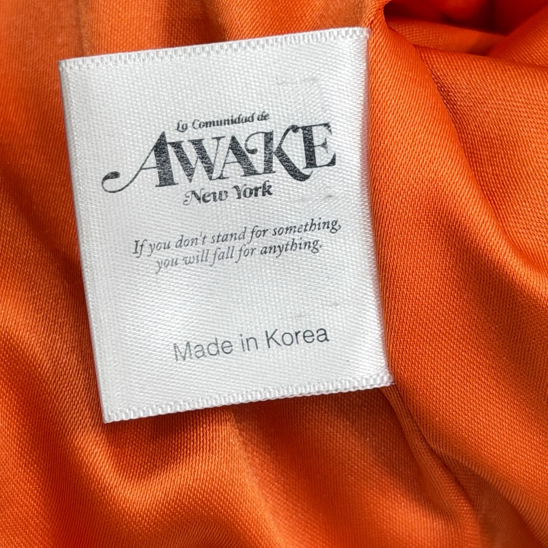 어웨이크 뉴욕 퀄팅 나일론 봄버 자켓 블랙 L 상품이미지4