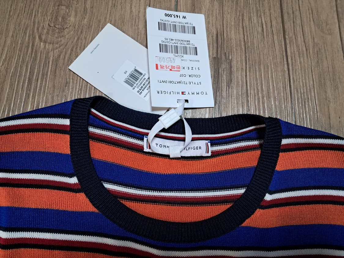 타미힐피거 여성 반팔티 XS 새상품  상품이미지4