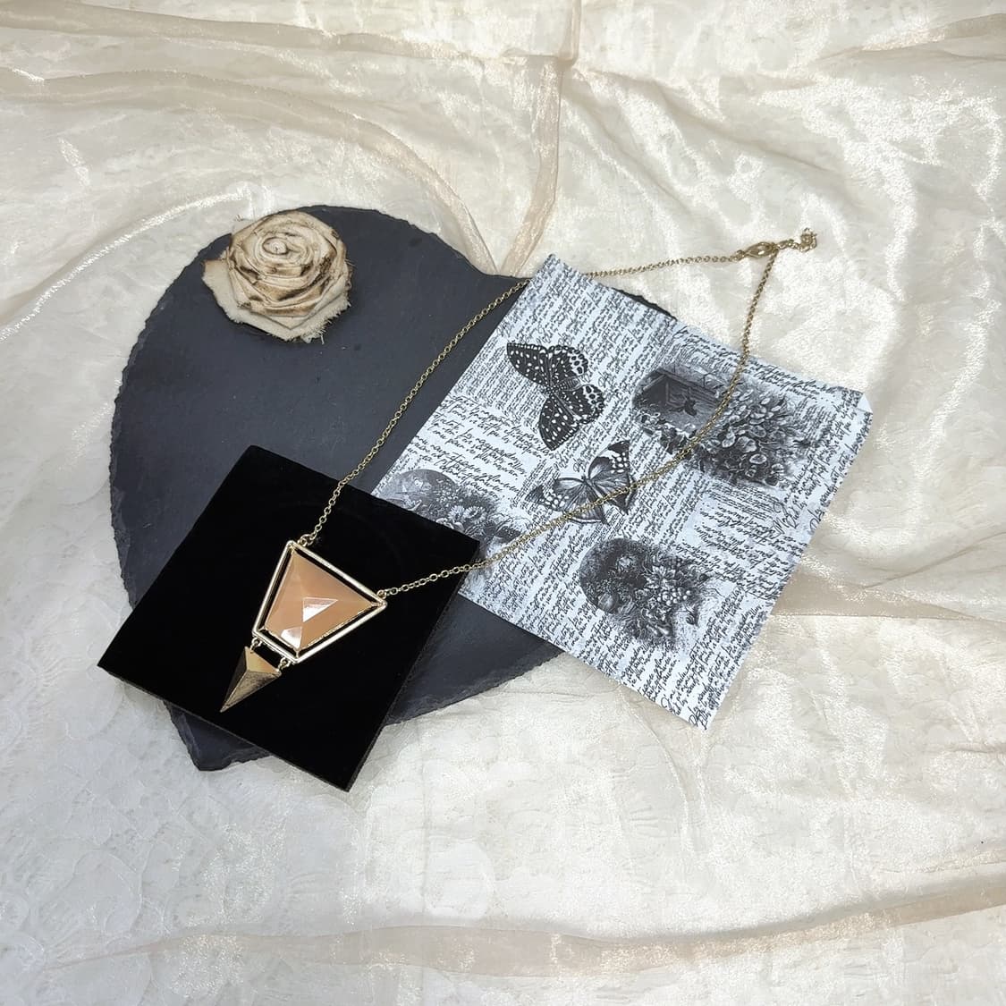 빈티지 오리엔탈 기하 목걸이 상품이미지2