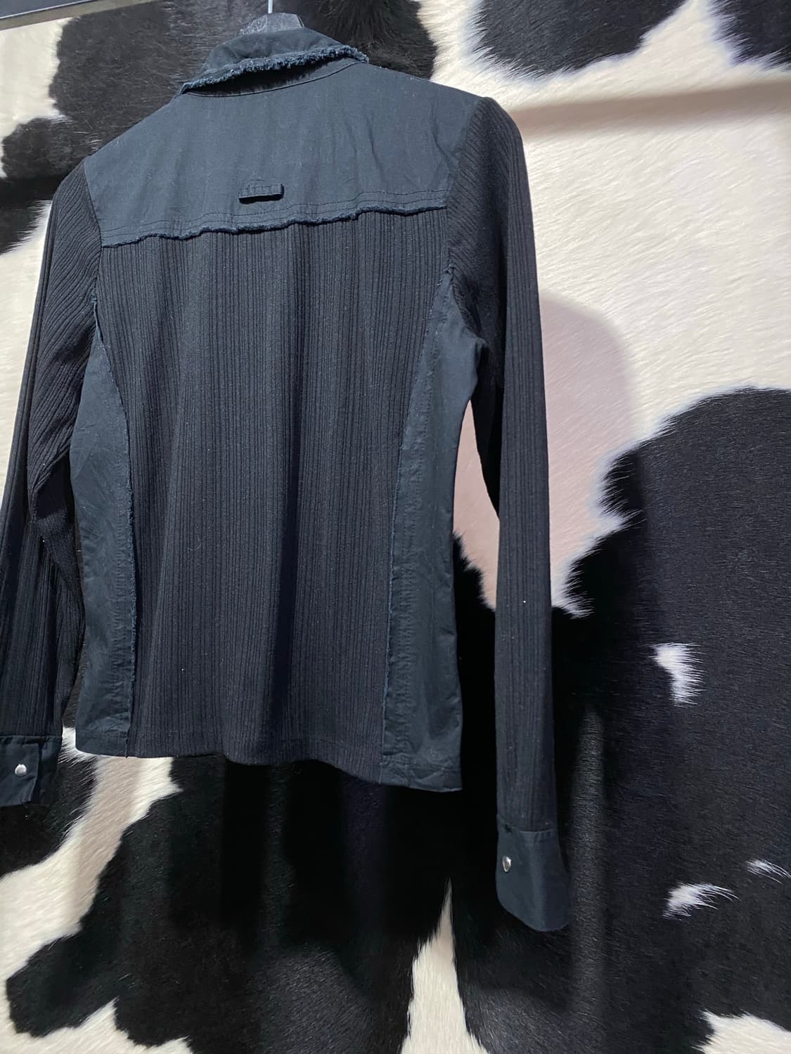 Relish 코튼 배색 디테일 플리츠 집업 상품이미지7