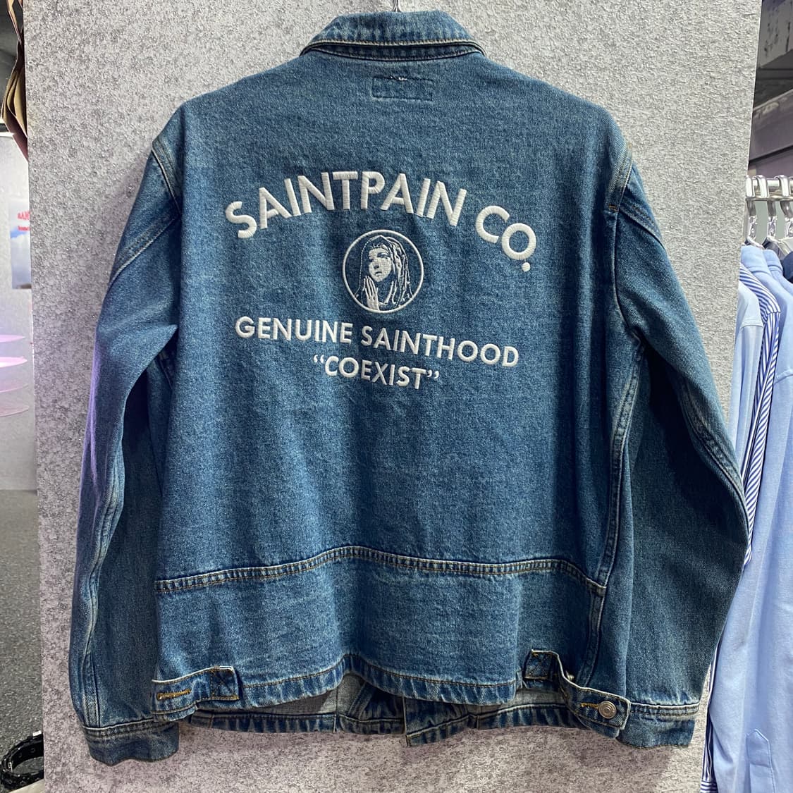 세인트페인 빅로고 포켓 데님 자켓 B3058 상품이미지5