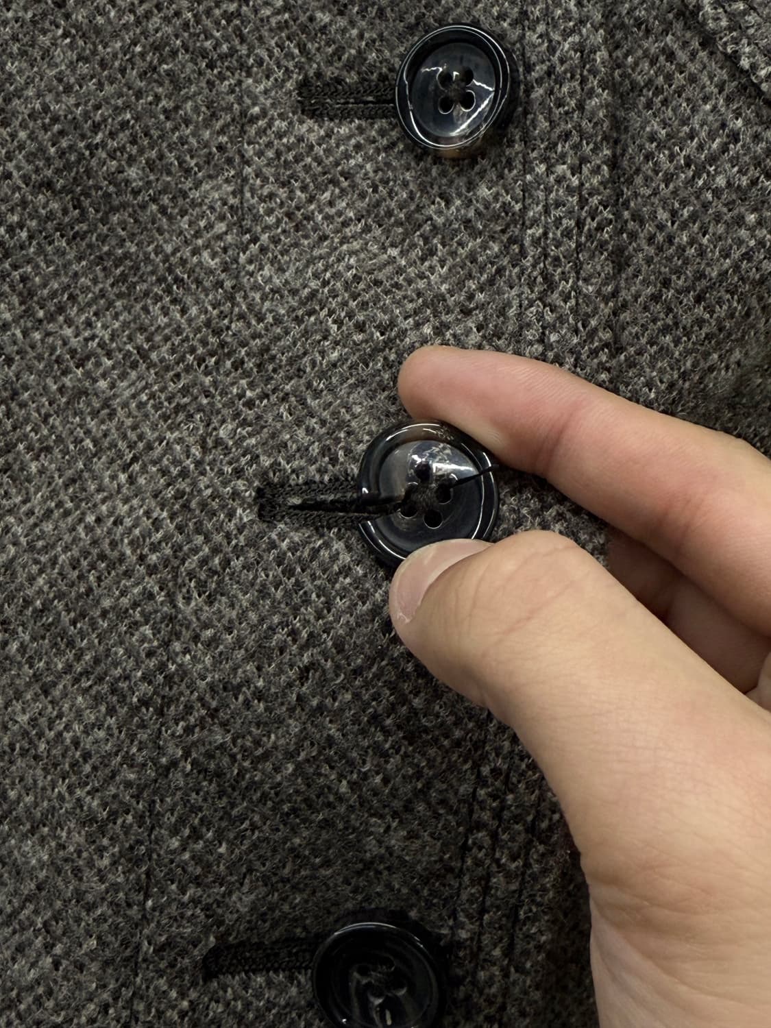 off du tee 커브 버튼 울 자켓 상품이미지3