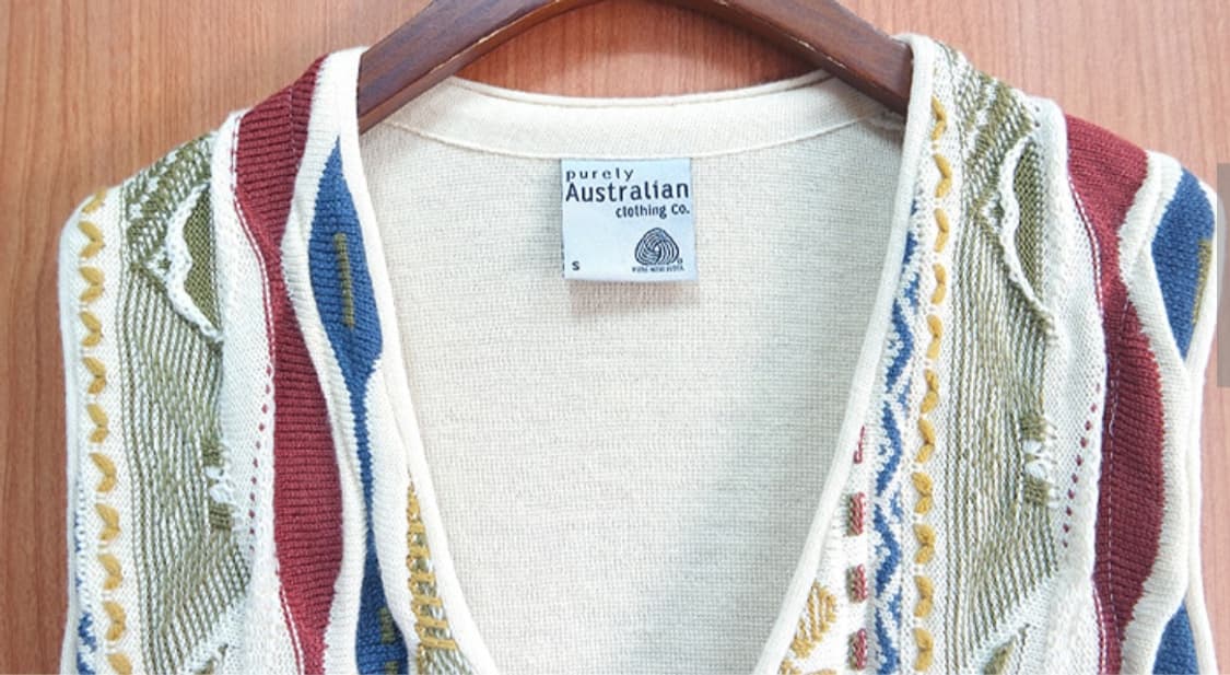  purely australian  울 니트 조끼 상품이미지2