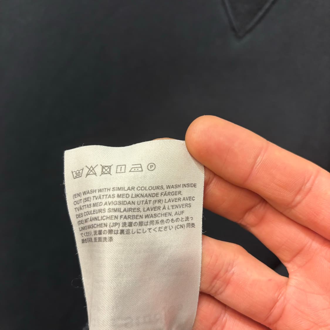 아크네 스튜디오 플로고 크루넥 블랙 스웻셔츠 L 상품이미지8