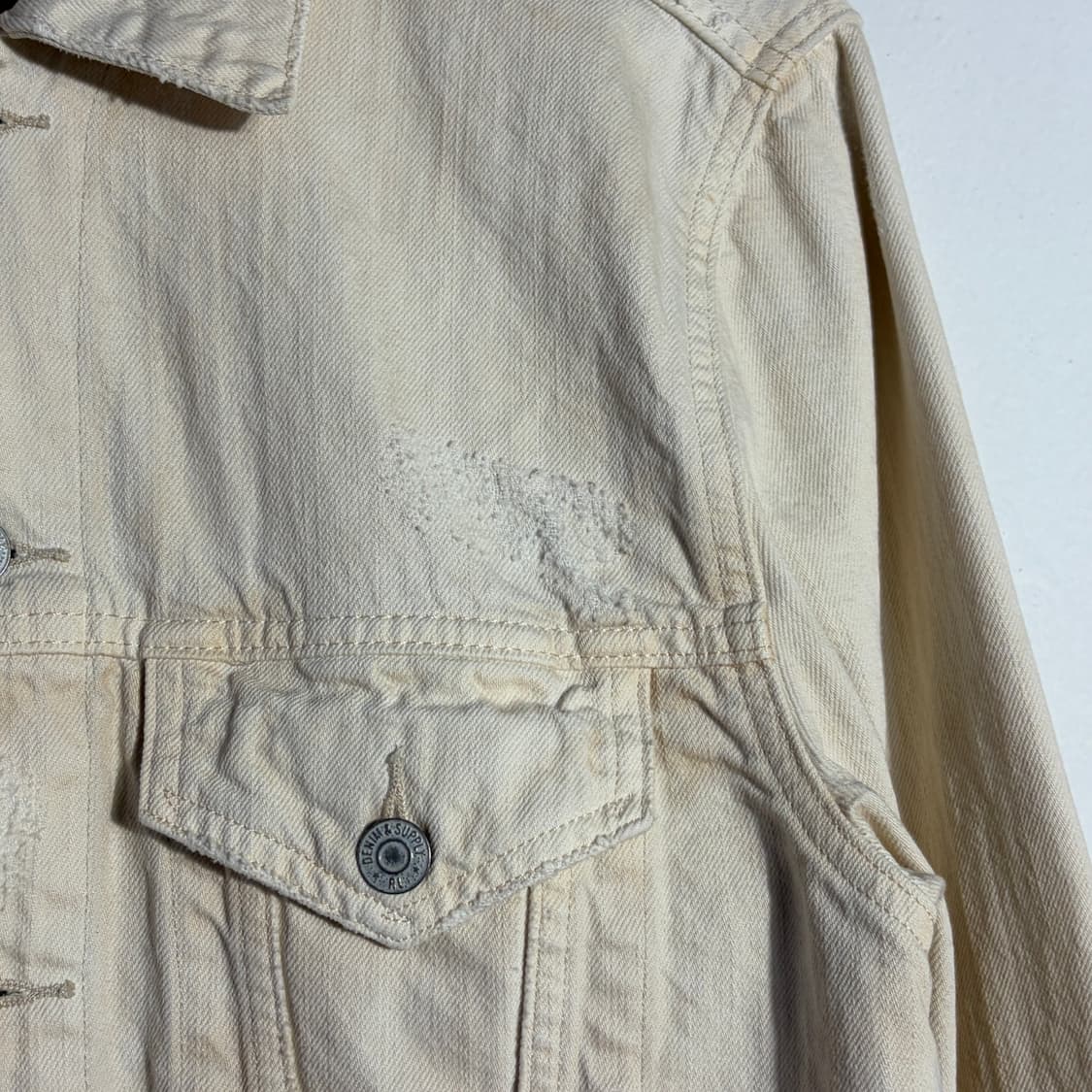 폴로 랄프로렌 데님 앤 서플라이 베이지 데님 자켓 상품이미지2