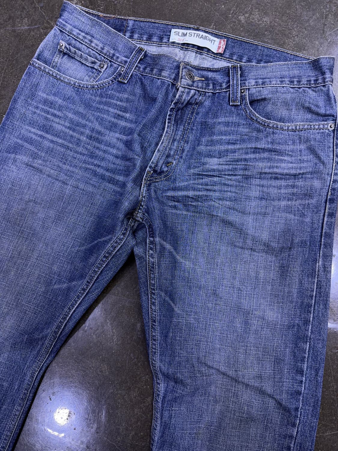 리바이스 514 00's 슬림 스트레이트핏 빈티지 워싱 데님팬츠 33 상품이미지3