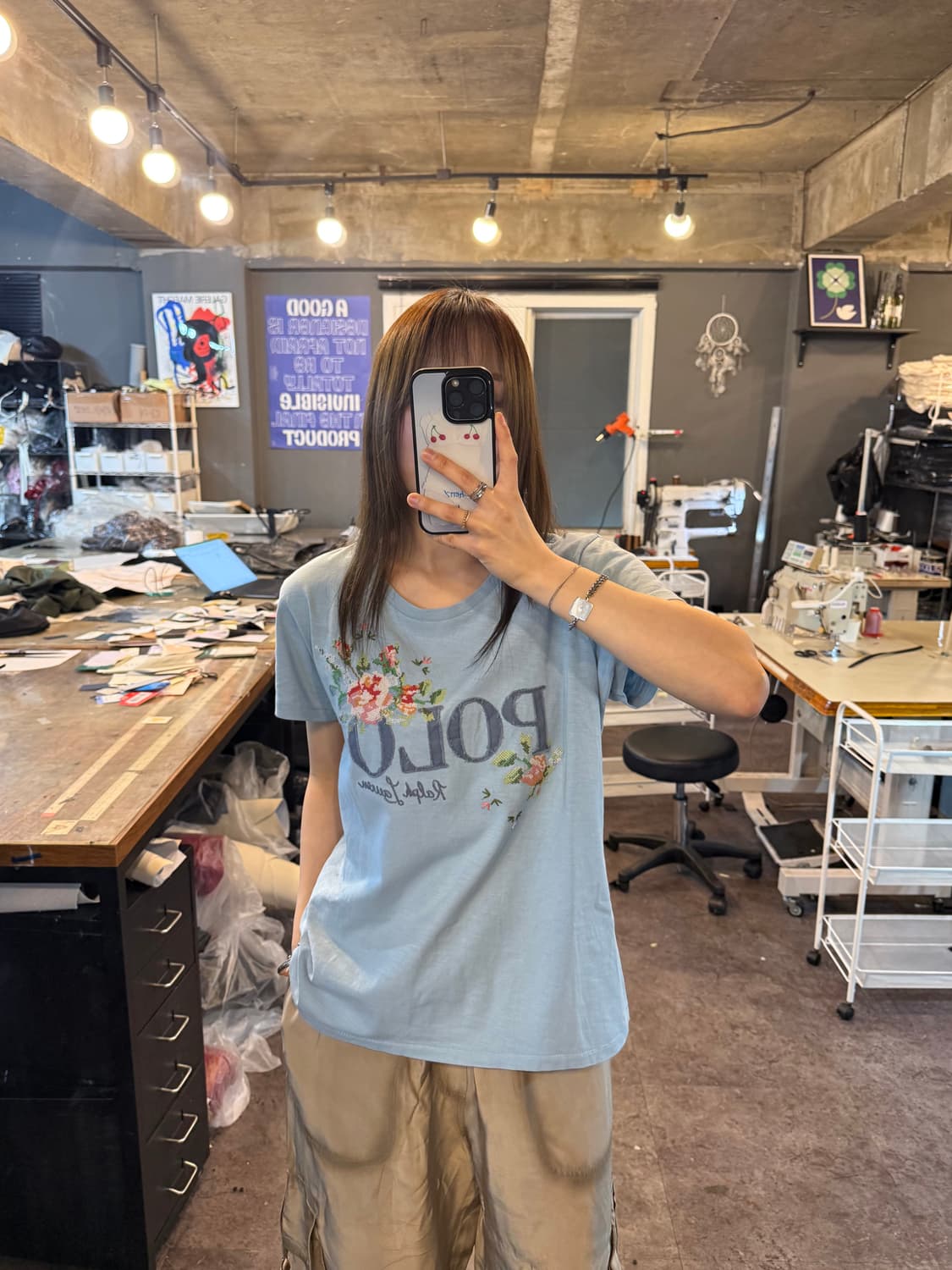 Polo Ralph Lauren Floral Logo Tee 상품이미지4