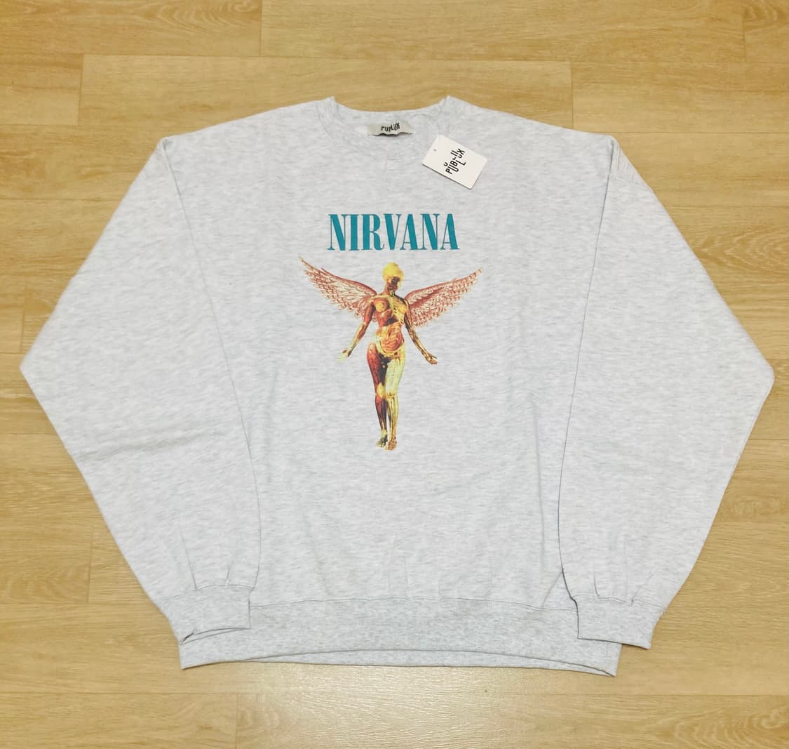 프릭스스토어 너바나 맨투맨 M 상품이미지3