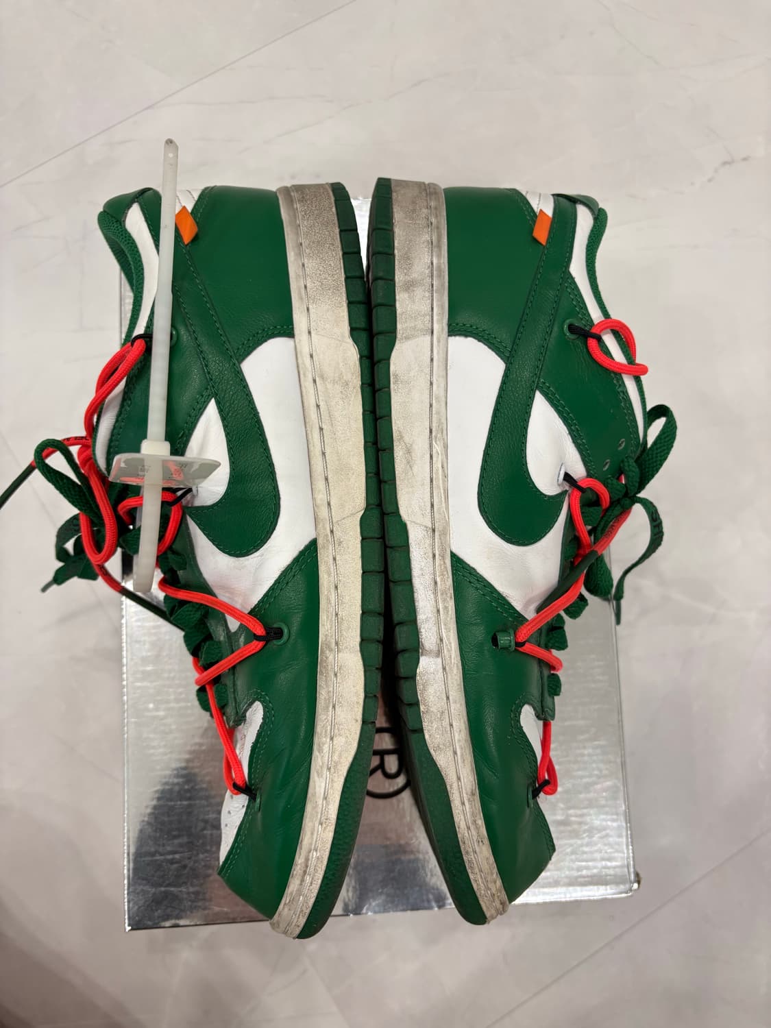 오프화이트 나이키 덩크 그린 290 상품이미지4