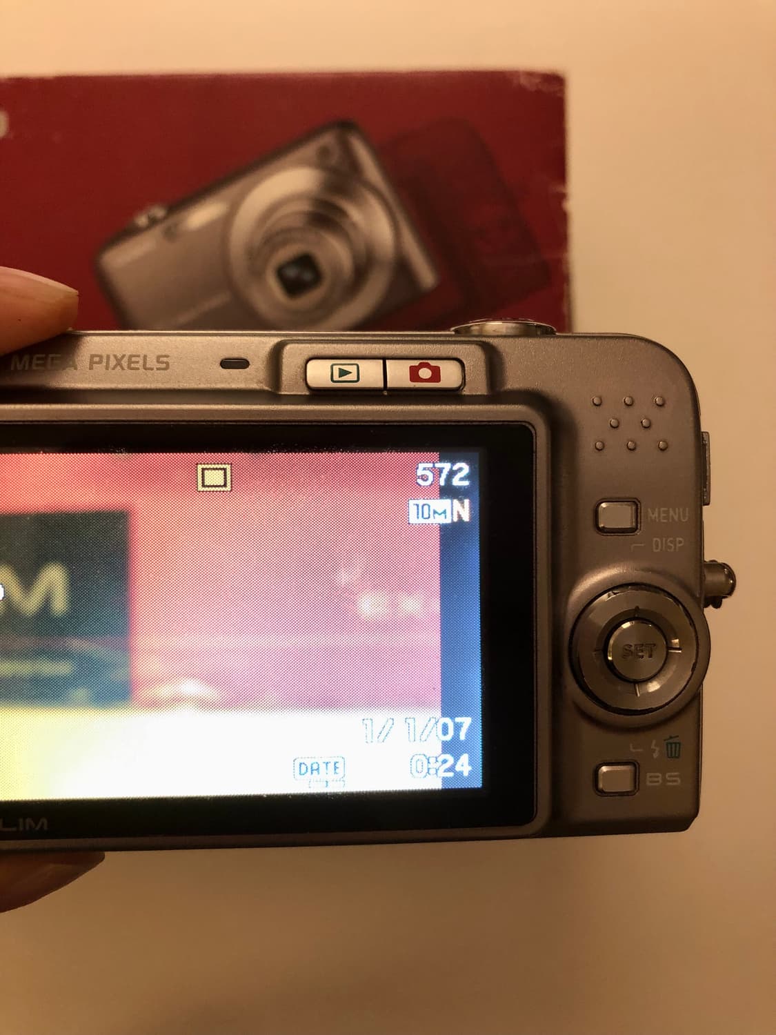 작례있음) 풀박스 카시오 엑슬림 EX-Z1080 상품이미지5