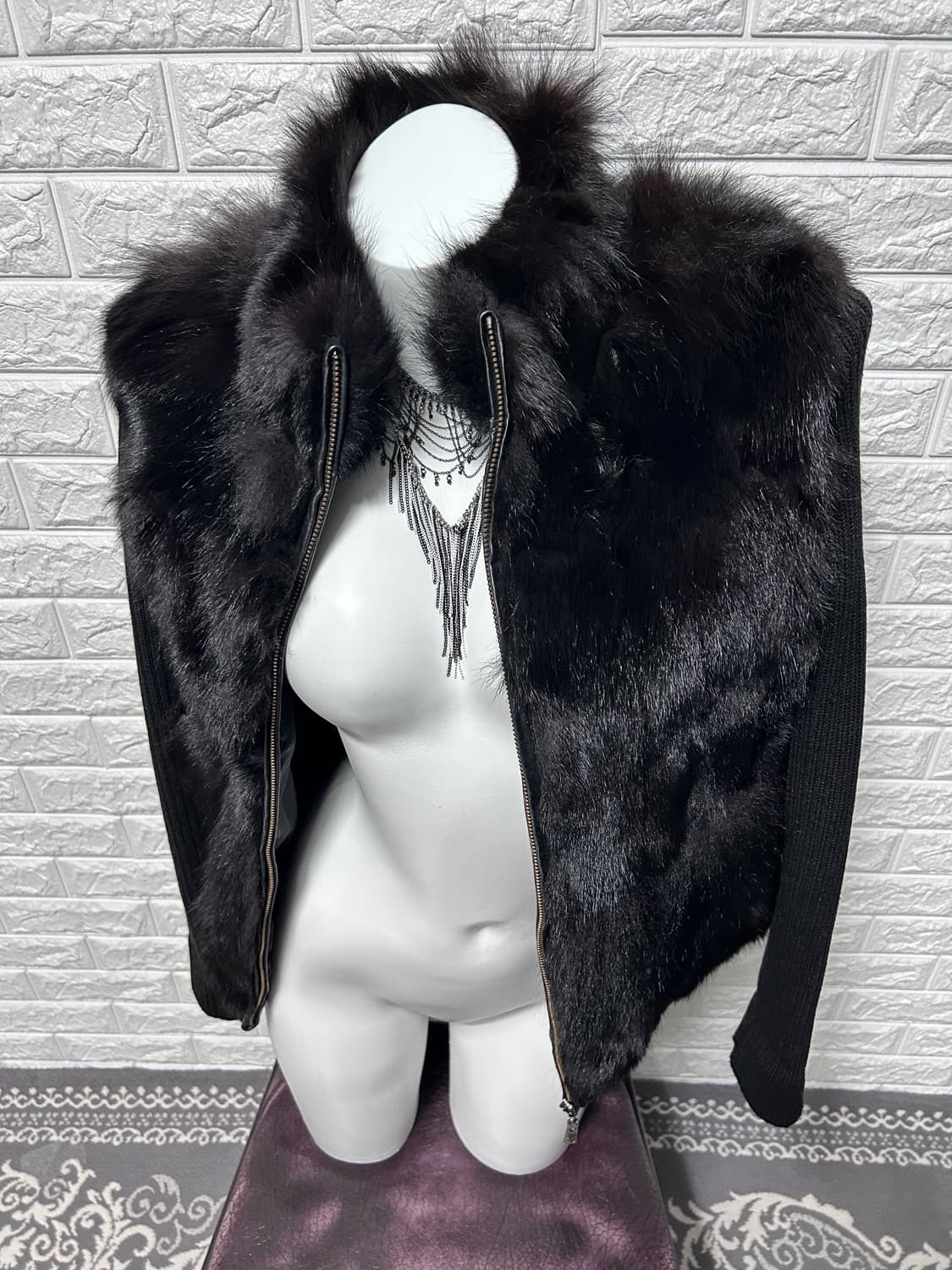 코요테 퍼 니트 슬리브 상품이미지5