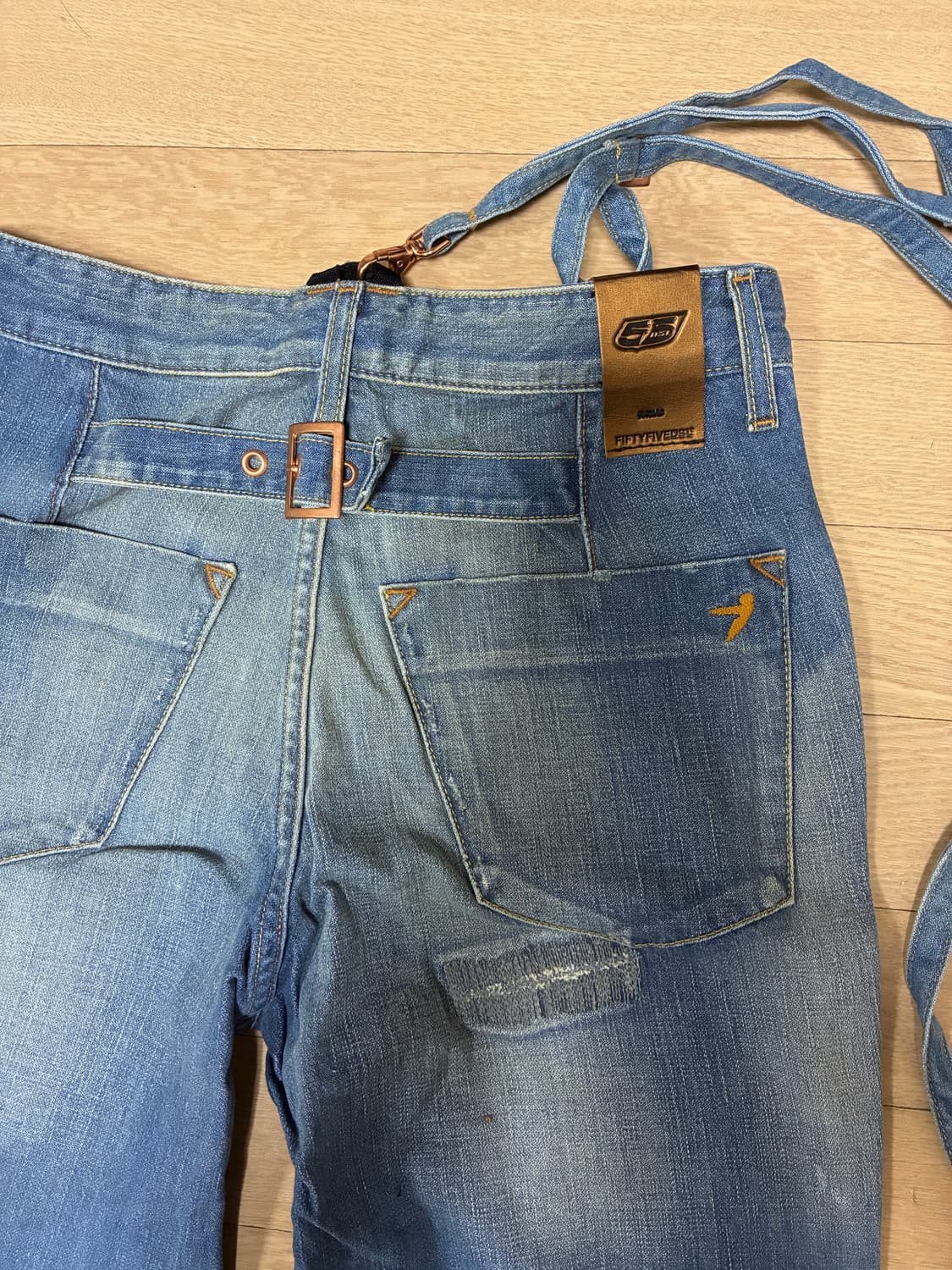 디젤 아카이브 로우라이즈 와이드팬츠 상품이미지10