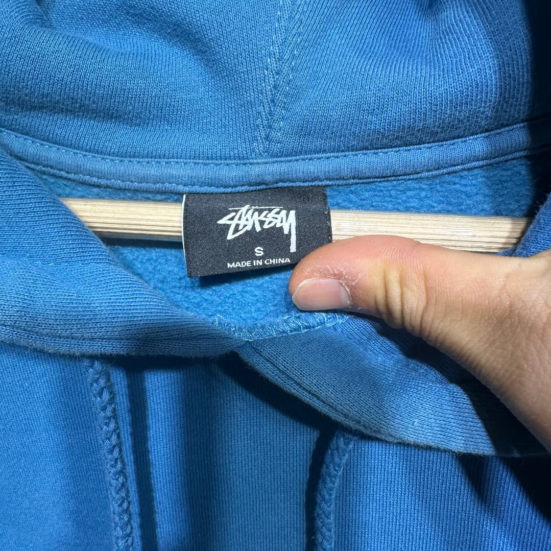 스투시 써니 블루 후드 판매합니다 상품이미지5