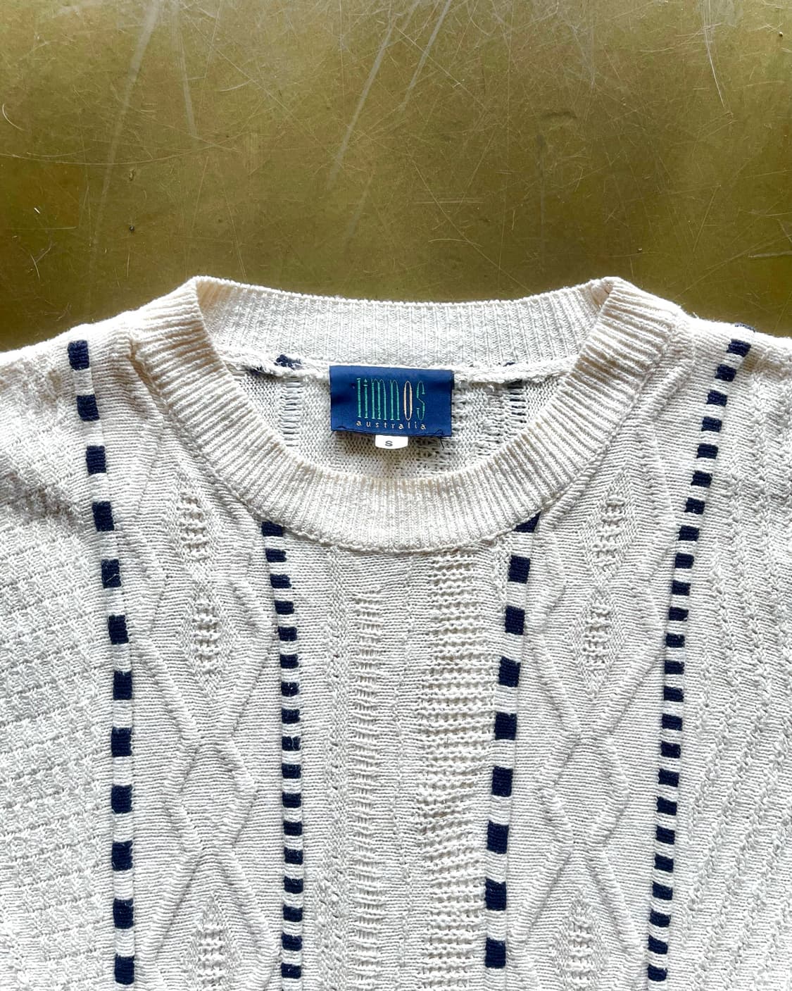 1990s Limnos Austraila Old Cable Knit 상품이미지7