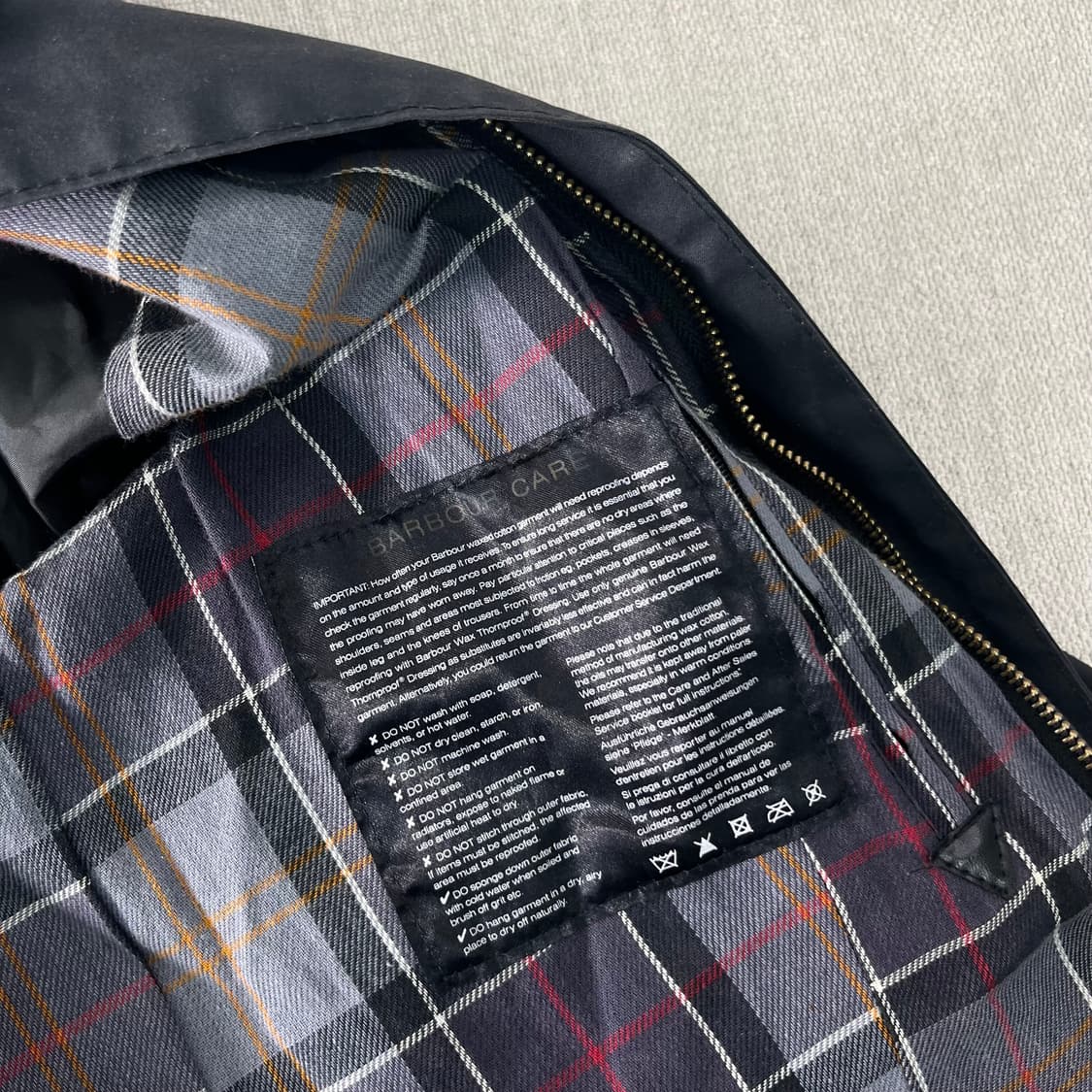 W 95 바버인터네셔널 비데일 왁스드 자켓   상품이미지7