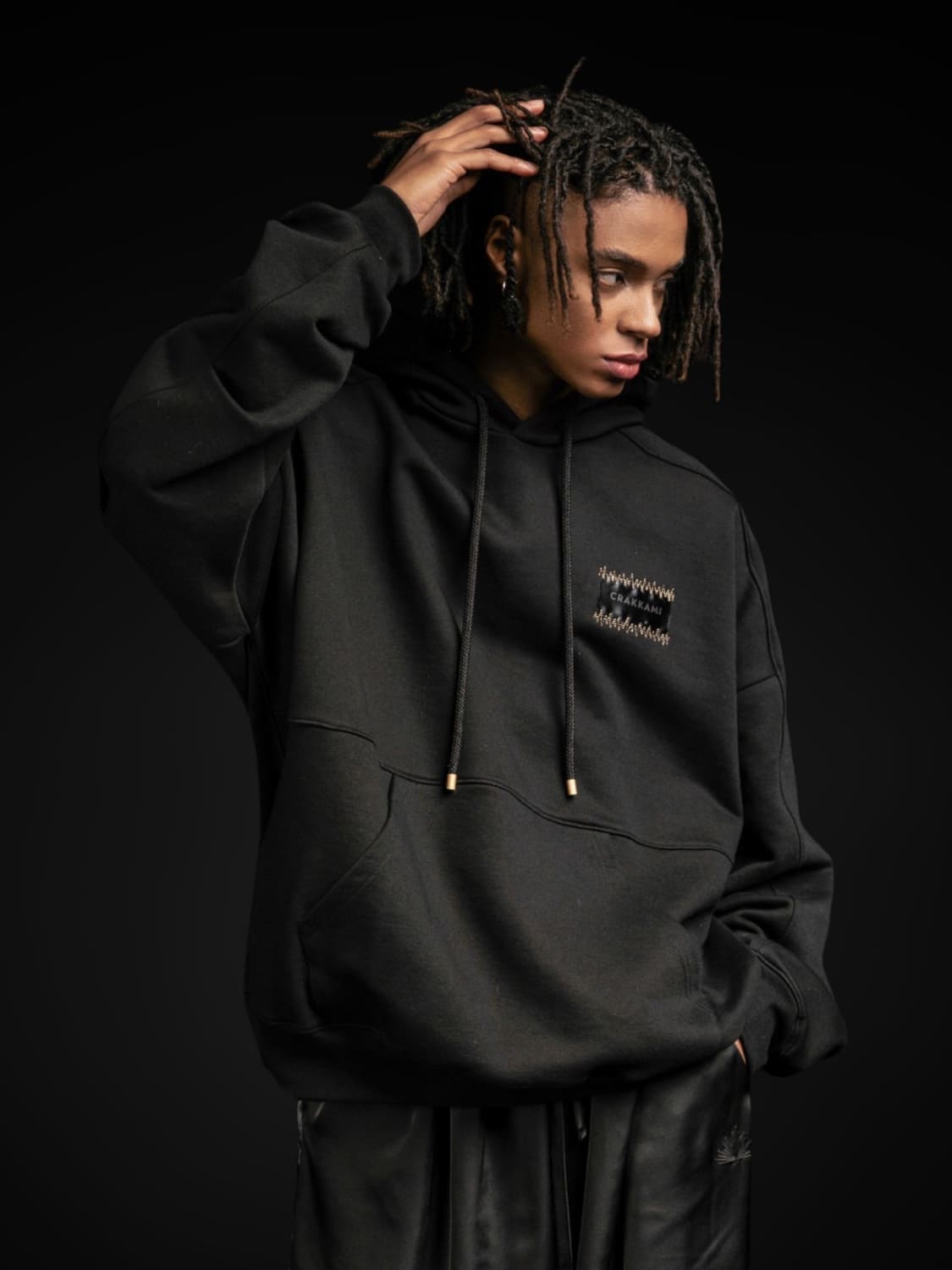 [상하세트]CRAKKAMI 크릭엠아이 오버후디&조거팬츠 상품이미지4