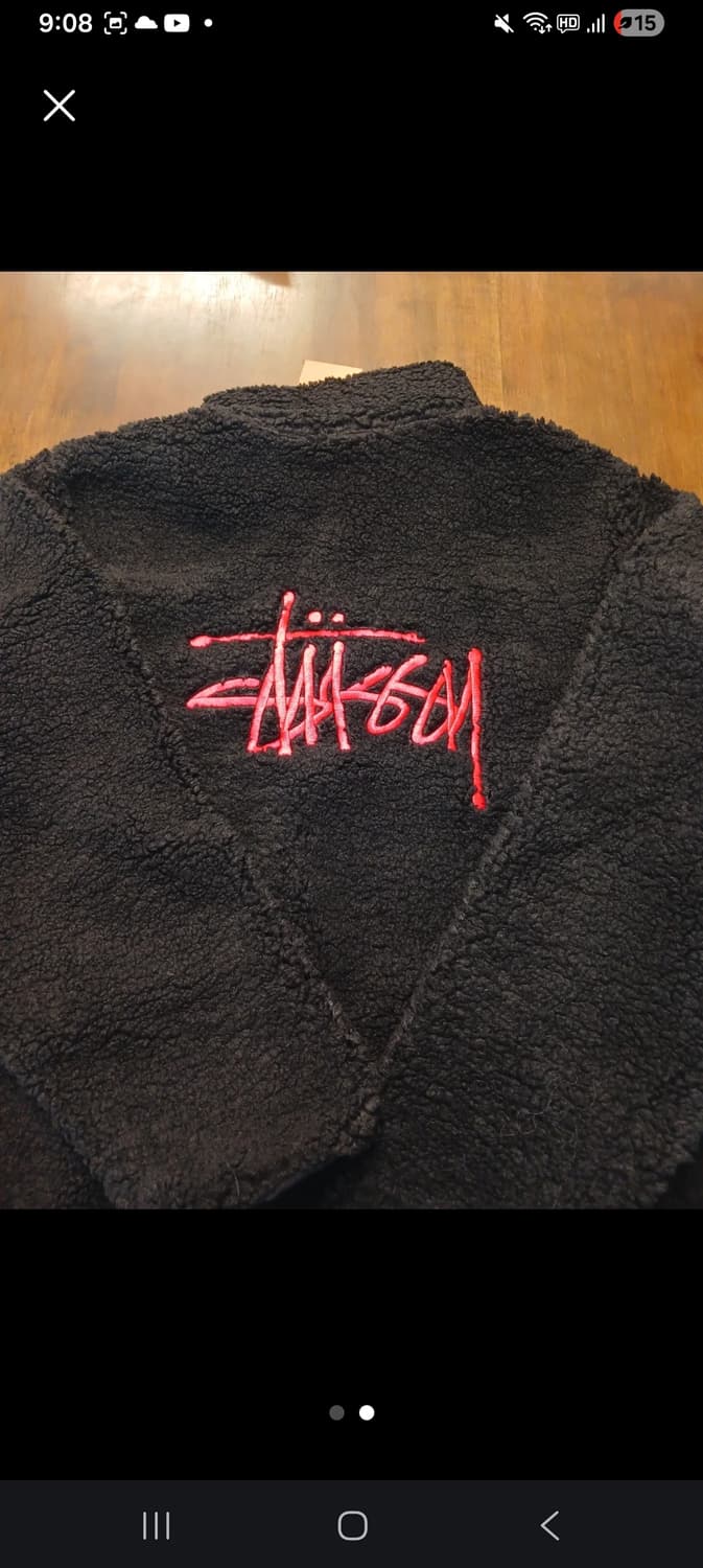 스투시 뽀글이 플리스 자켓 110 상품이미지2