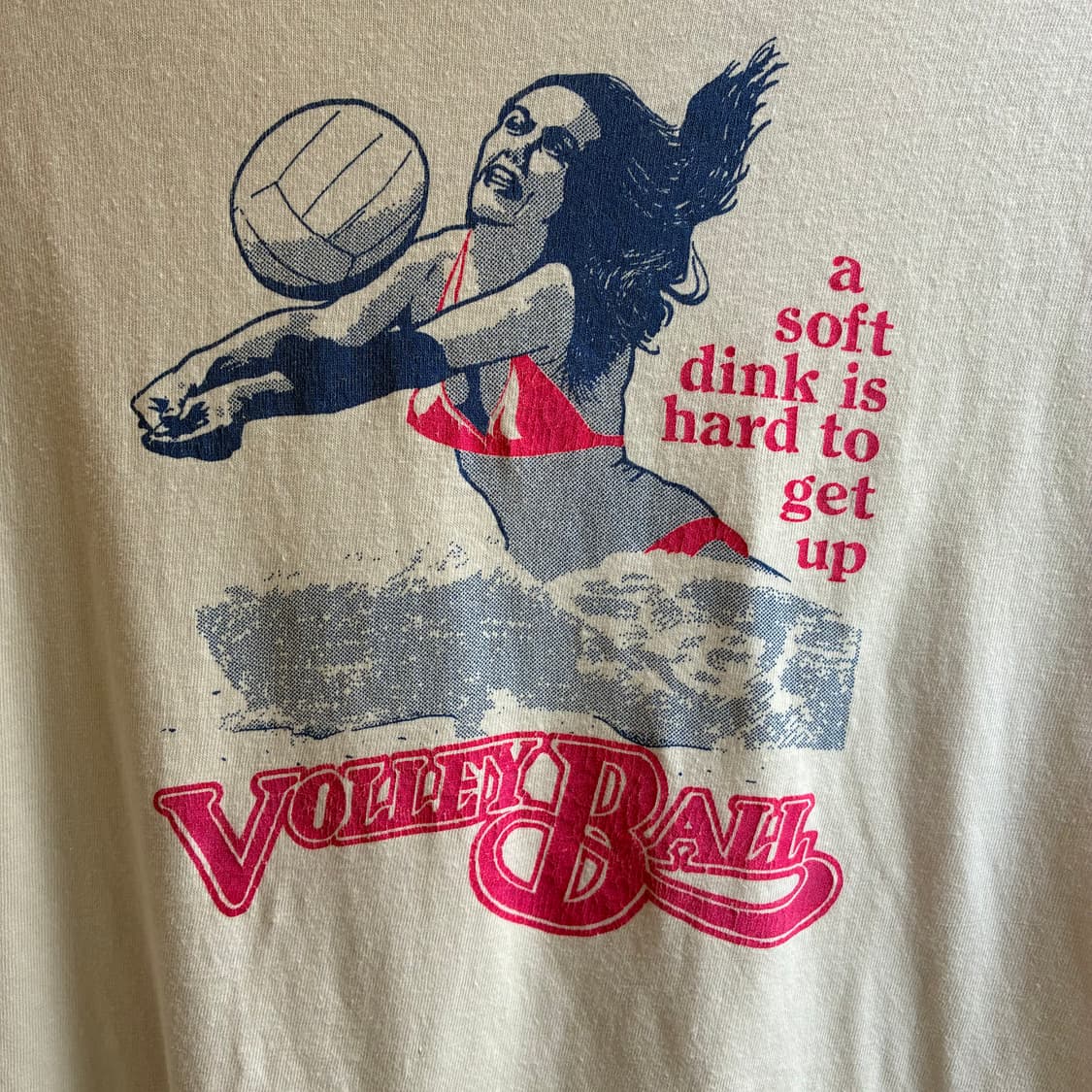 90s Vintage Hanes Volleyball Graphic Tee 상품이미지2