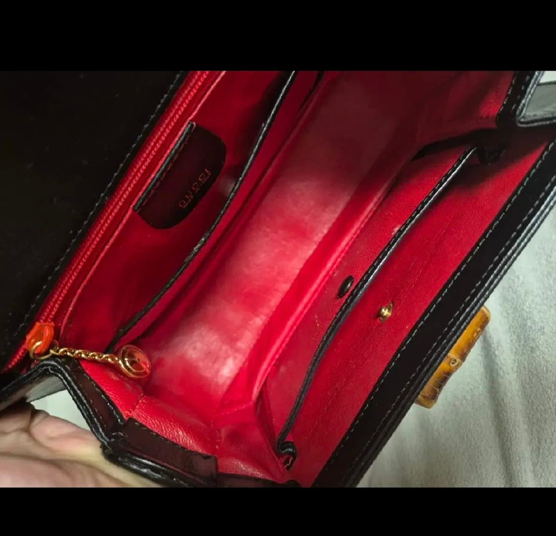 구찌 뱀부 탑핸들백 스몰 (정품) 상태최고 급처분!!! 상품이미지6