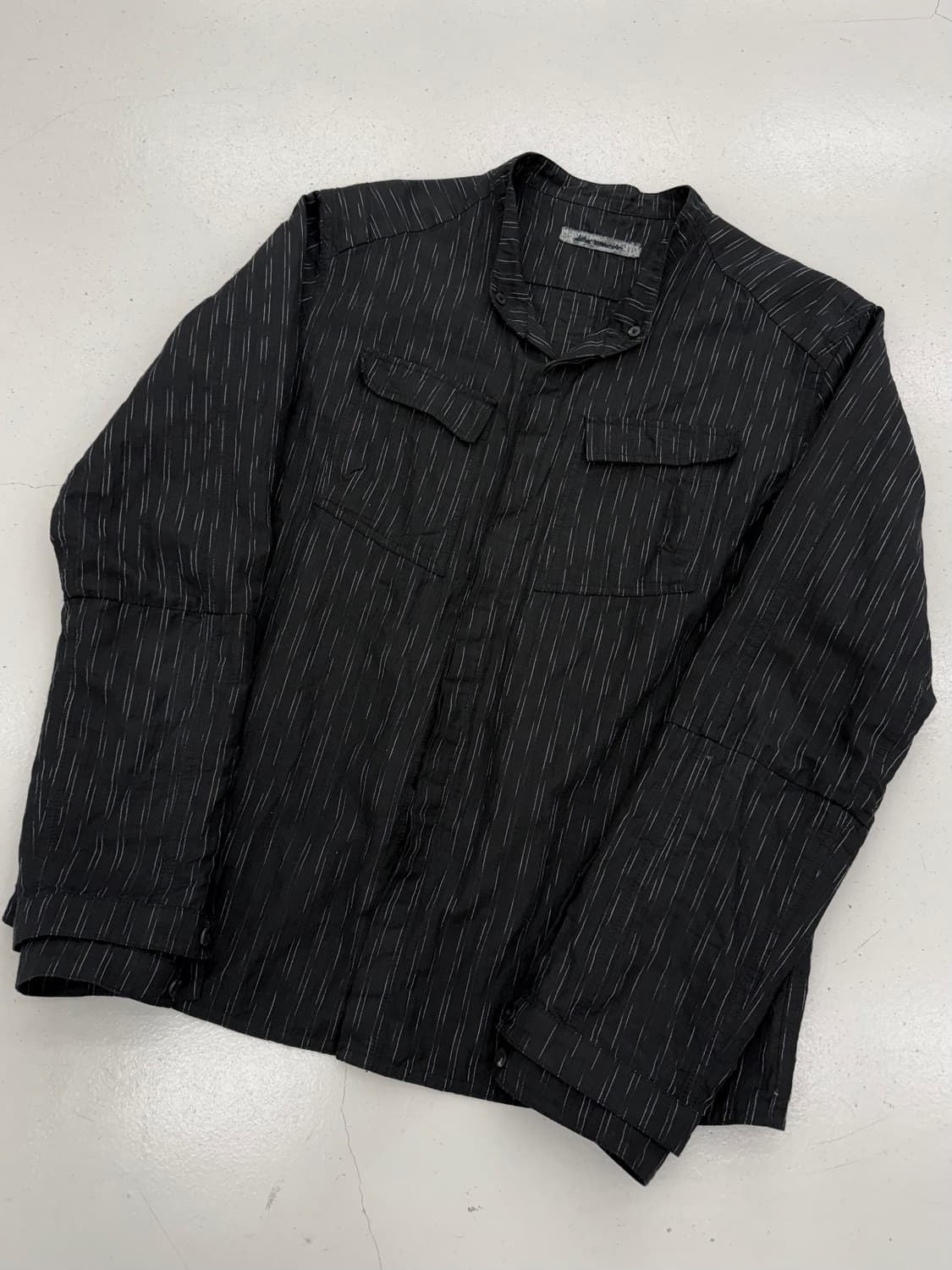 [M] blackmerle Meclads shirt / Kasuri 상품이미지1